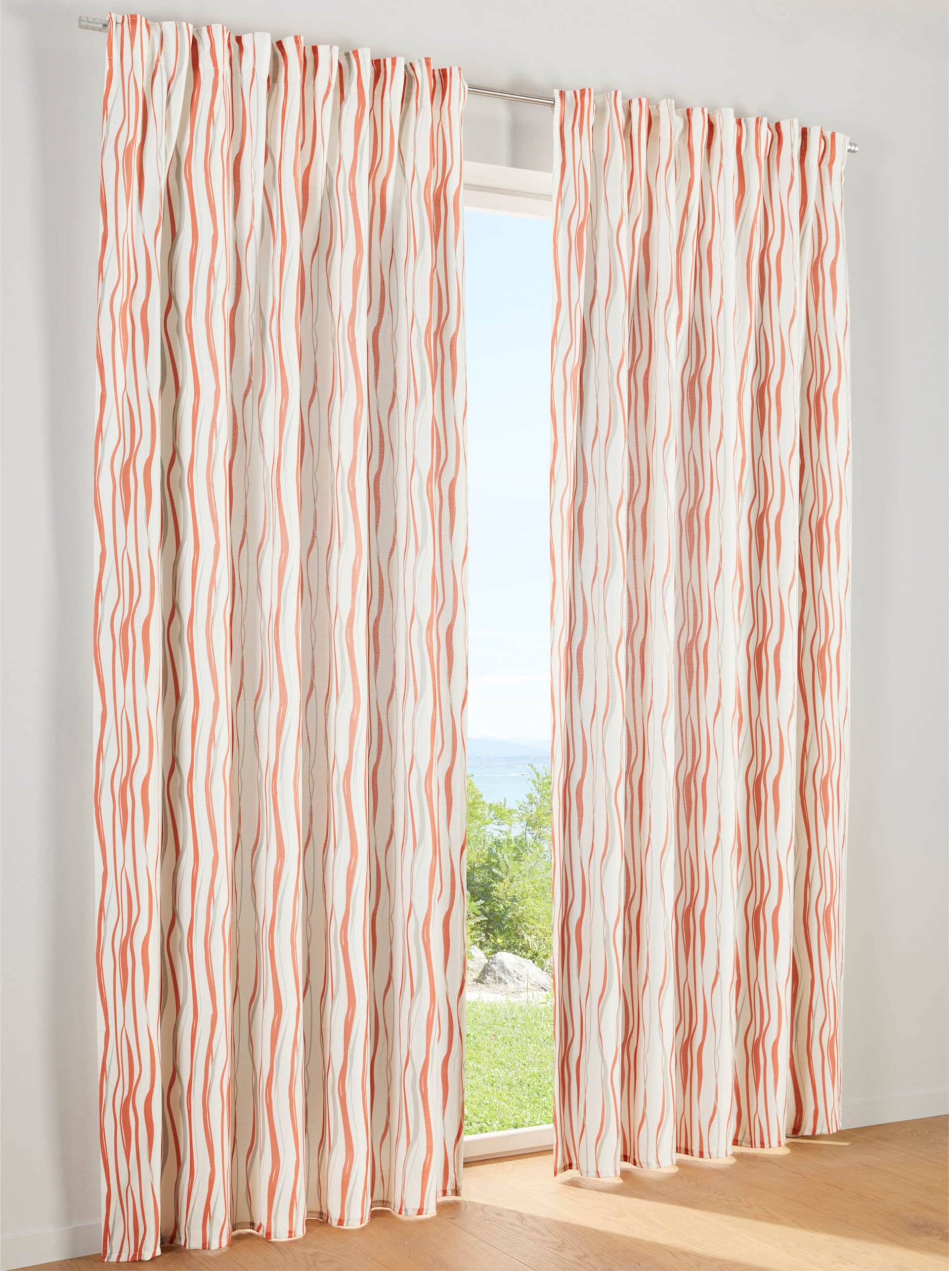 Dekoschal in offwhite-orange von heine home von heine home