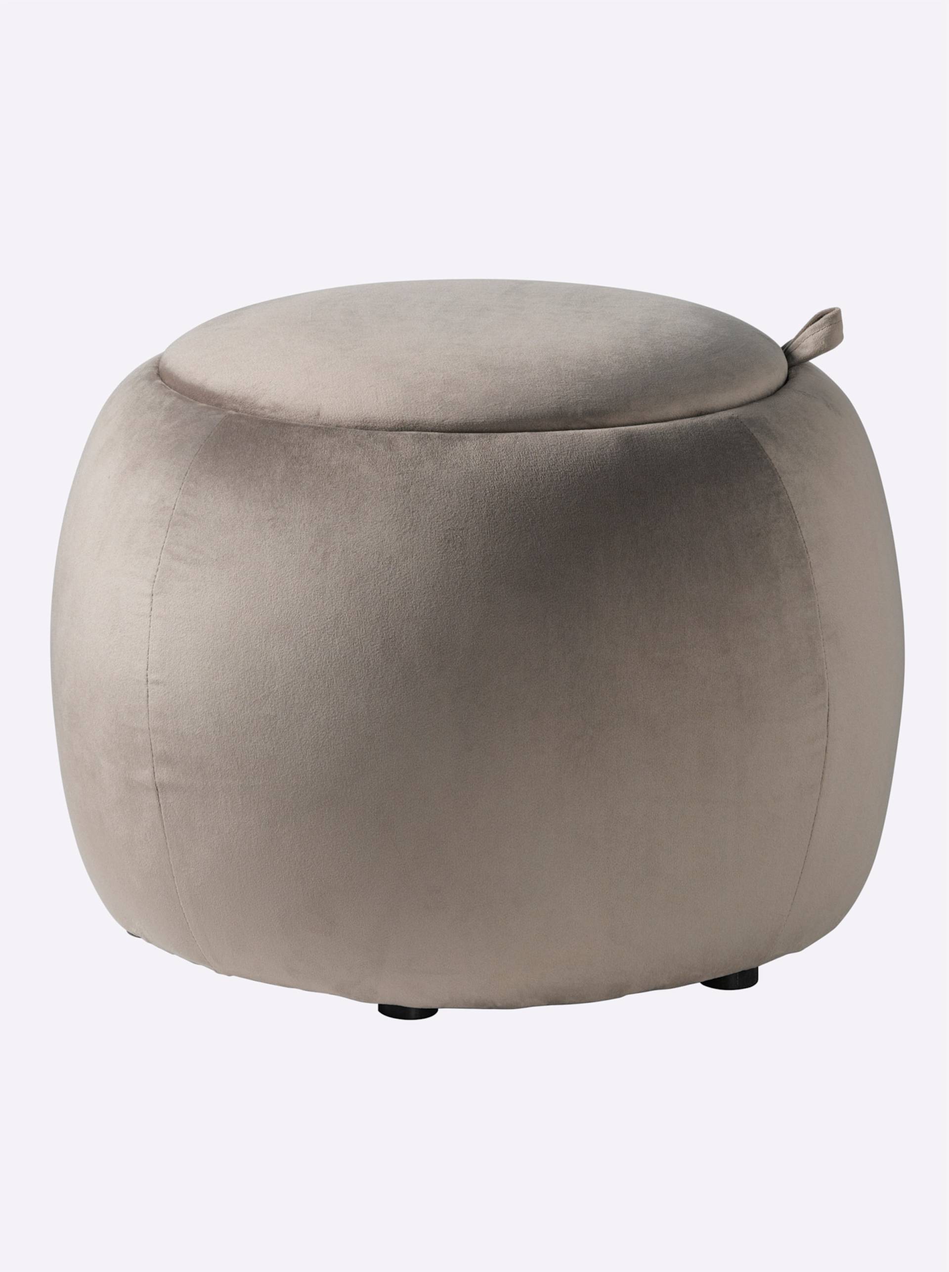 Hocker in grau von heine von heine