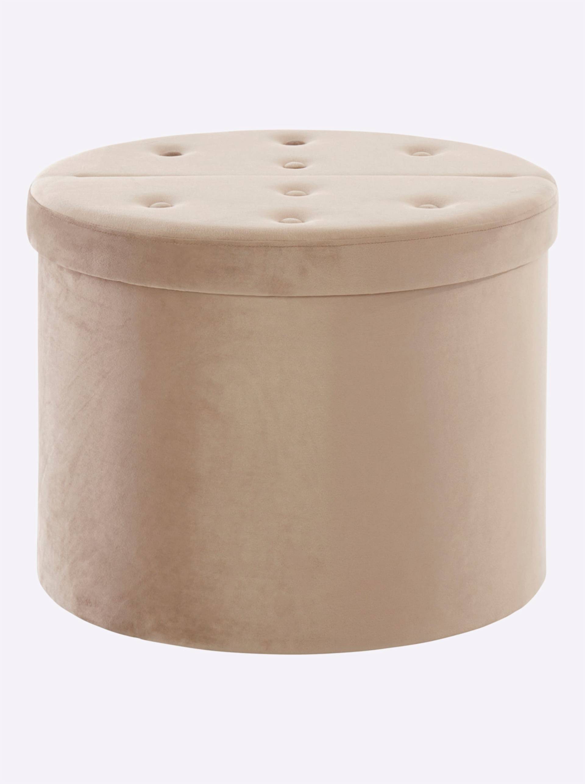 Hocker in taupe von heine von heine