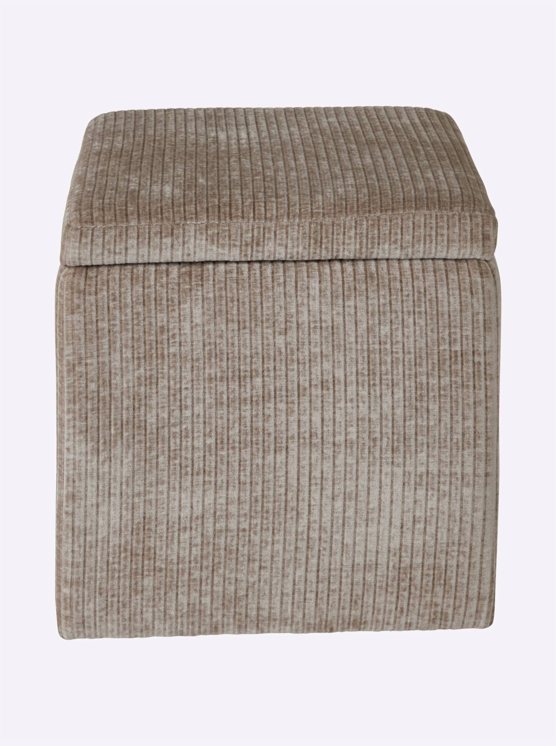 Hocker in taupe von heine home von heine home