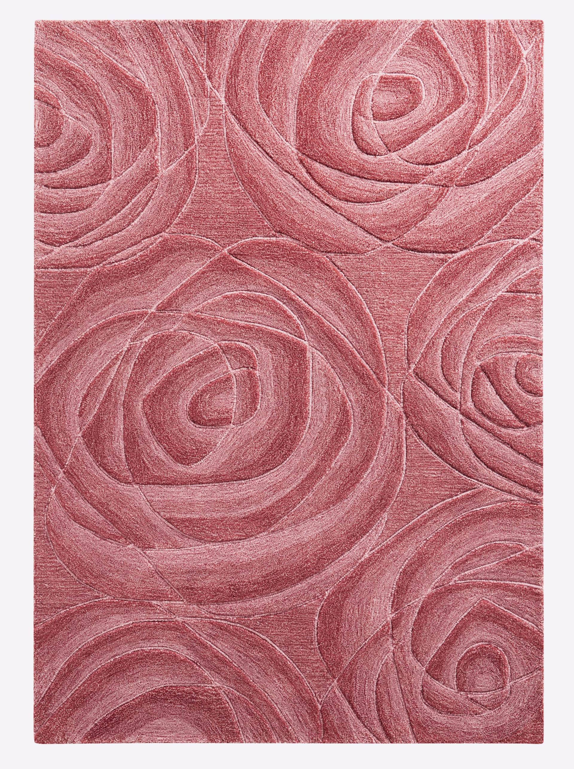 Teppich in rosa-bordeaux von heine home von heine home