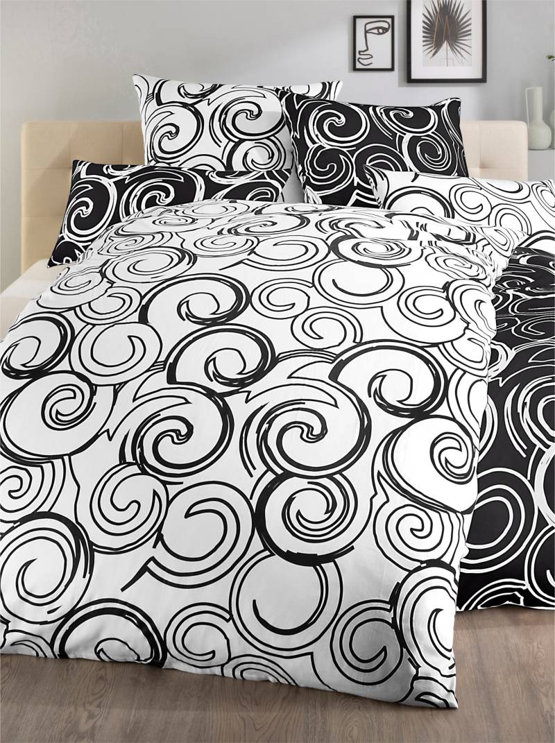 Bettwäsche in schwarz-weiß von heine von heine