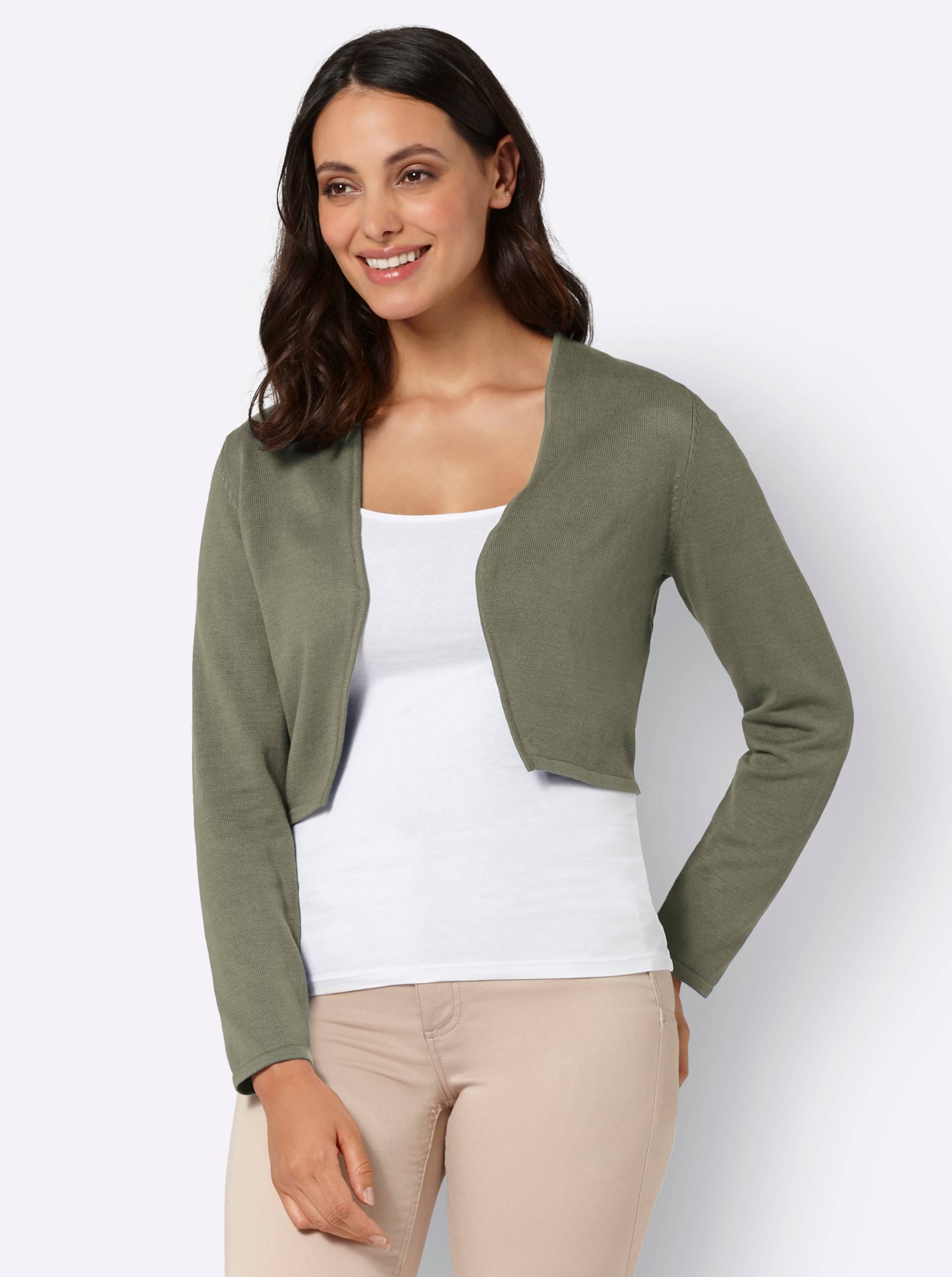 Bolero in khaki von heine von heine