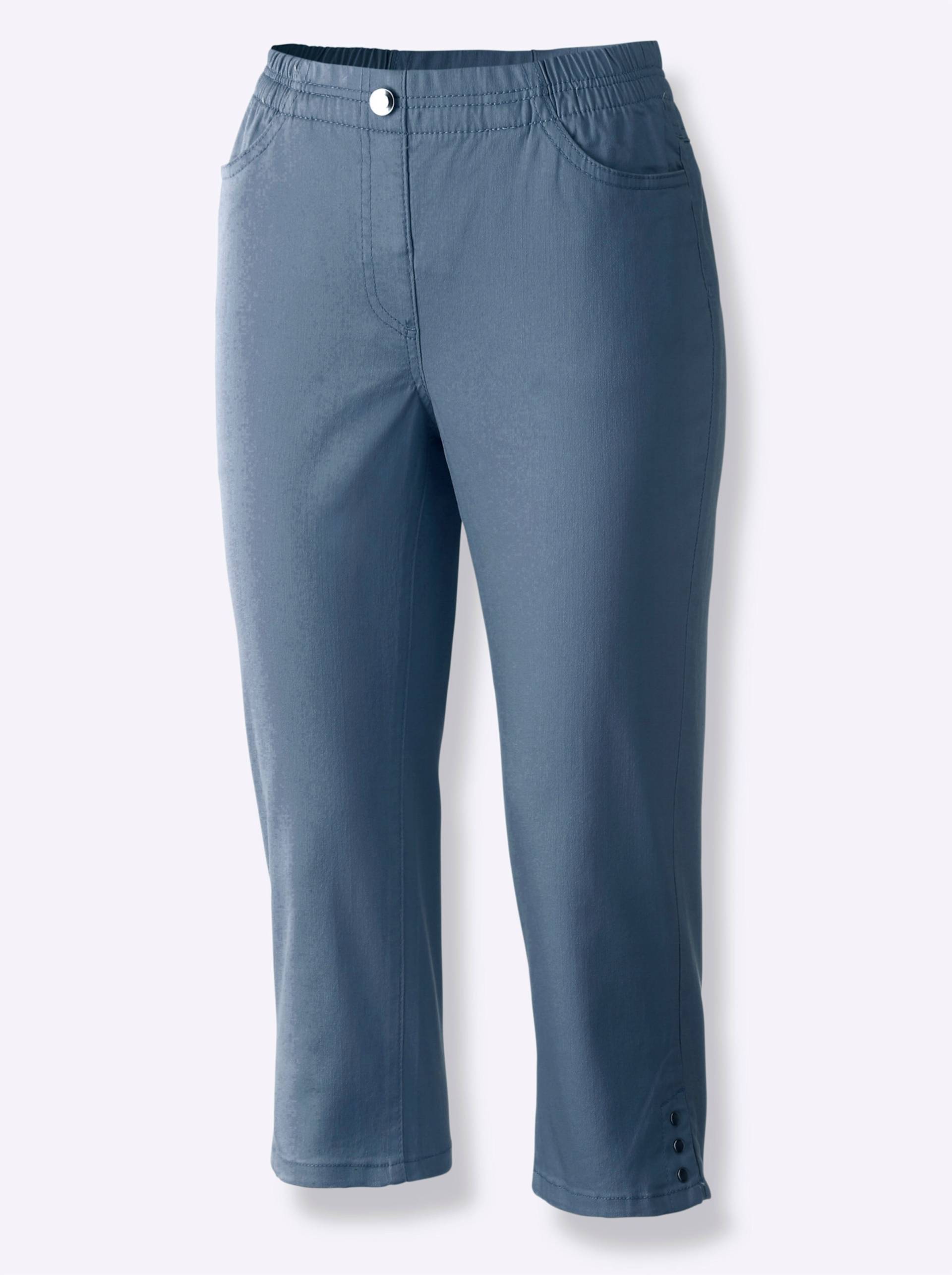 Caprijeans in blue-bleached von heine von heine