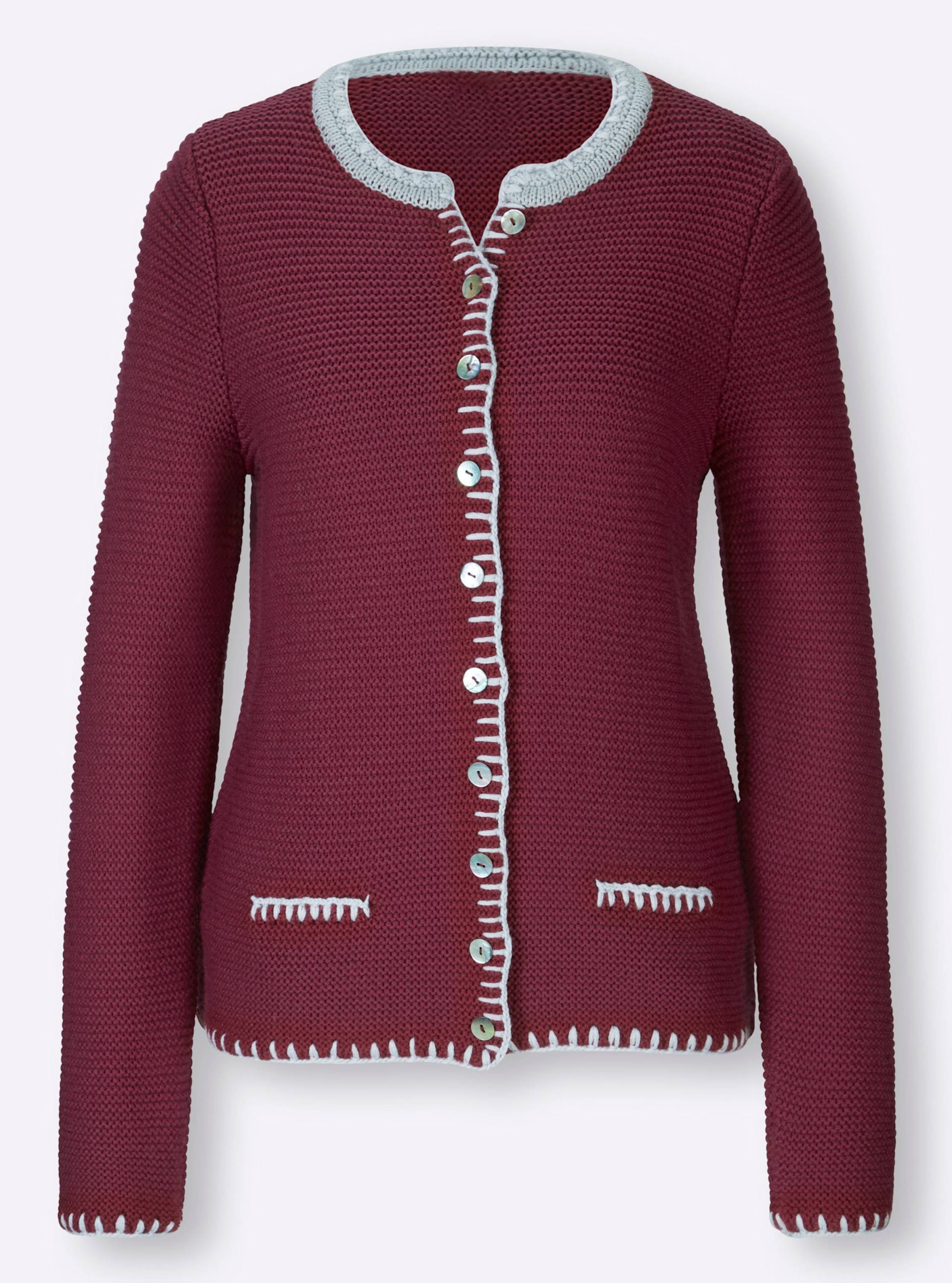 Cardigan in bordeaux von heine von heine