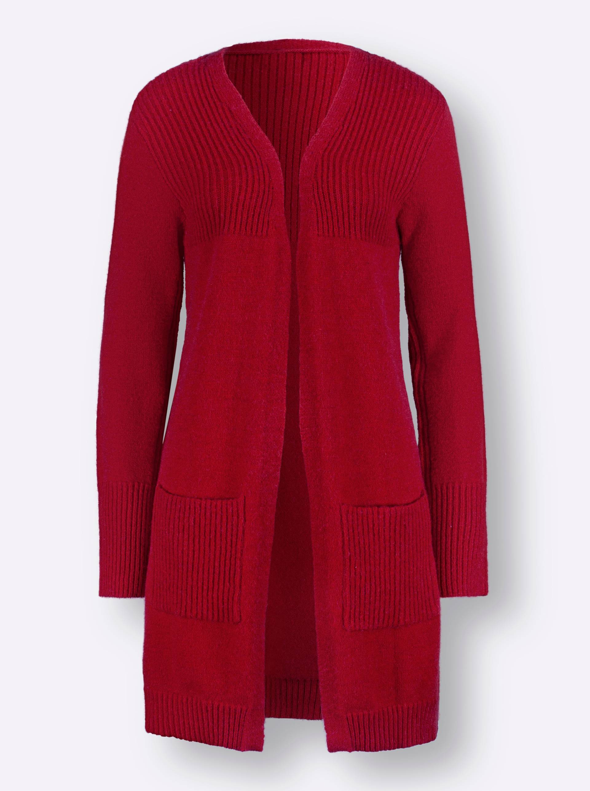 Cardigan in rot von heine von heine