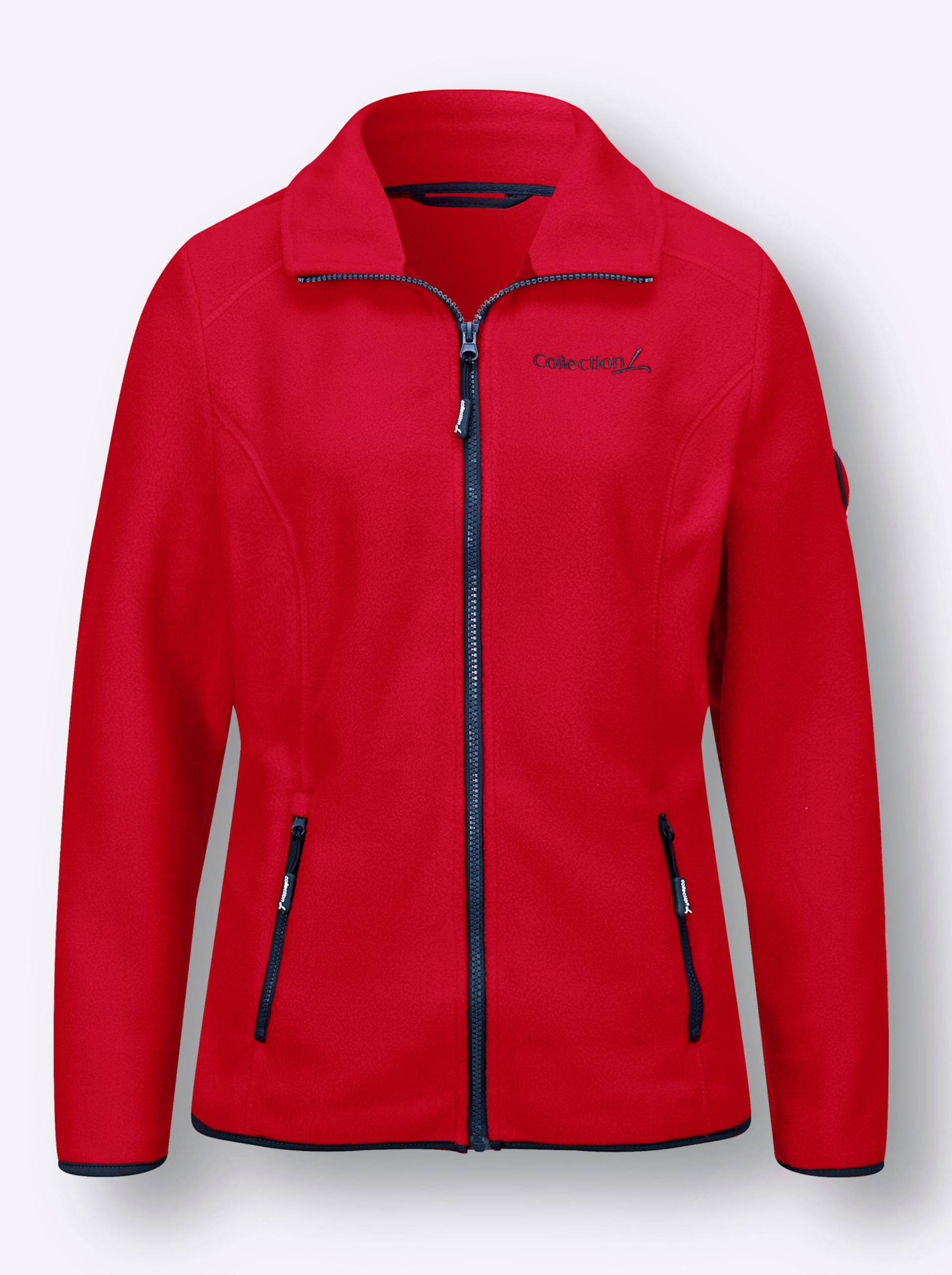 Fleecejacke in rot von heine von heine