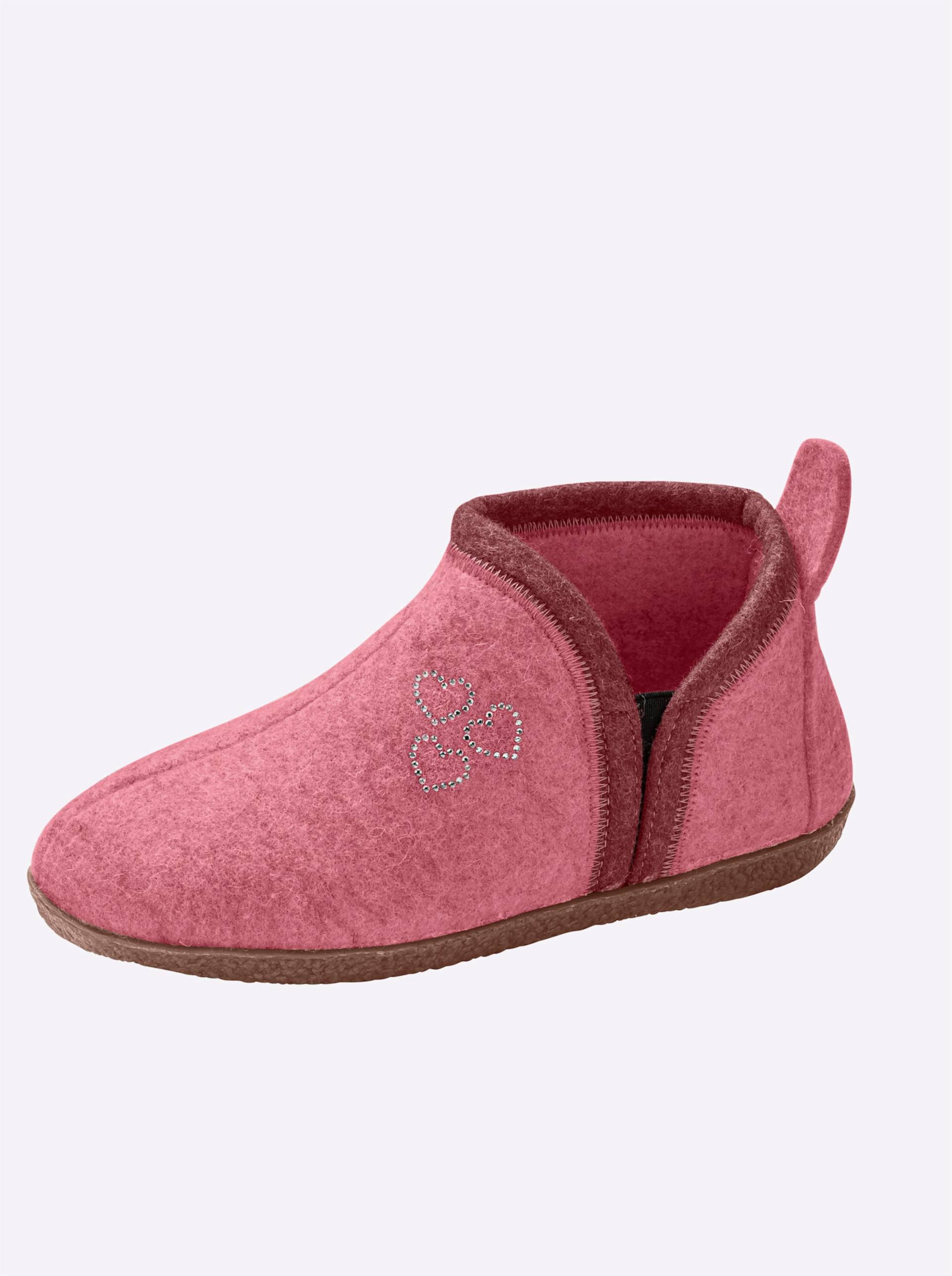 Hausschuhe in rosa von Dr. Feet von Dr. Feet