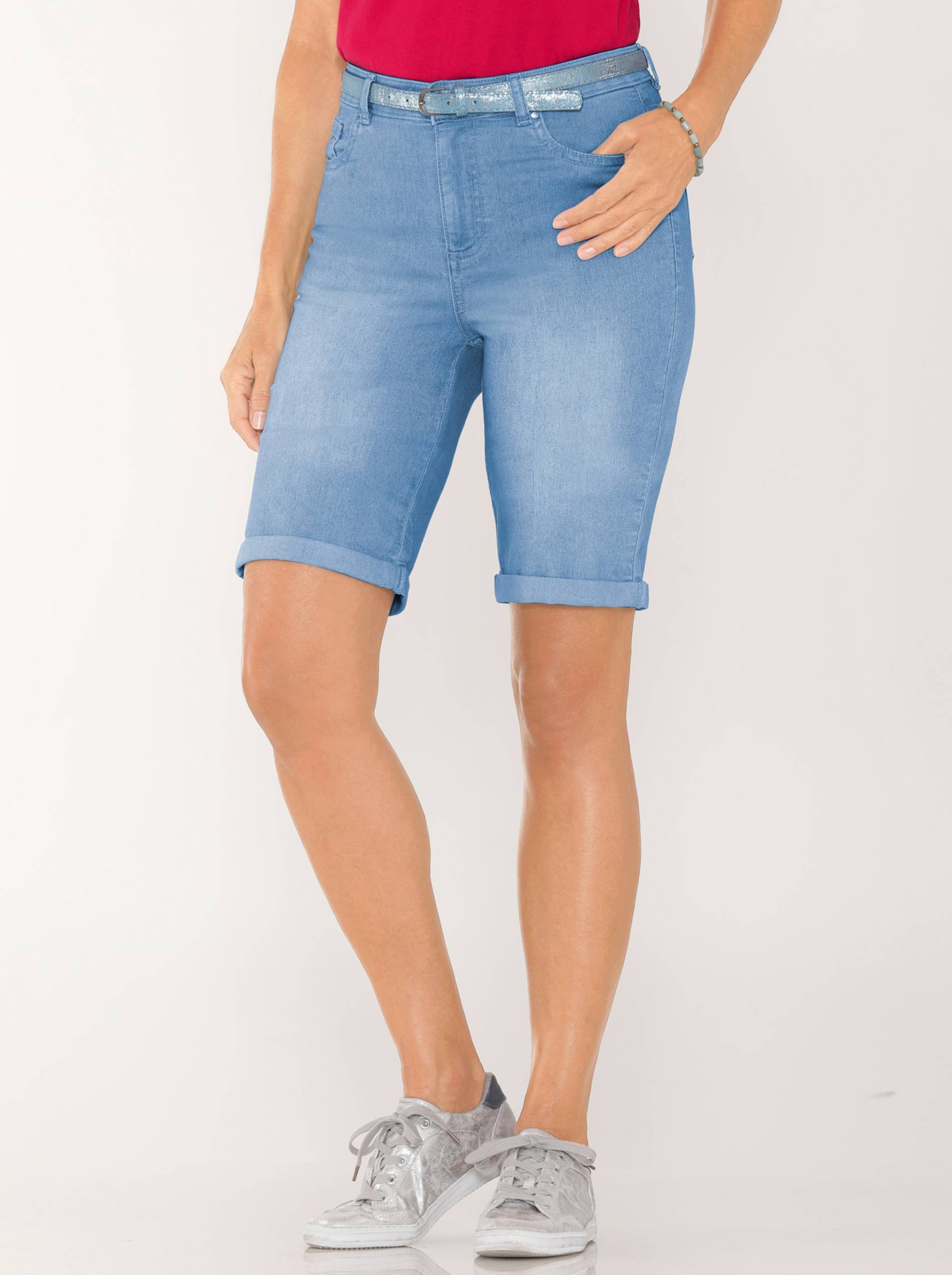 Jeansbermudas in blue-bleached von heine von heine