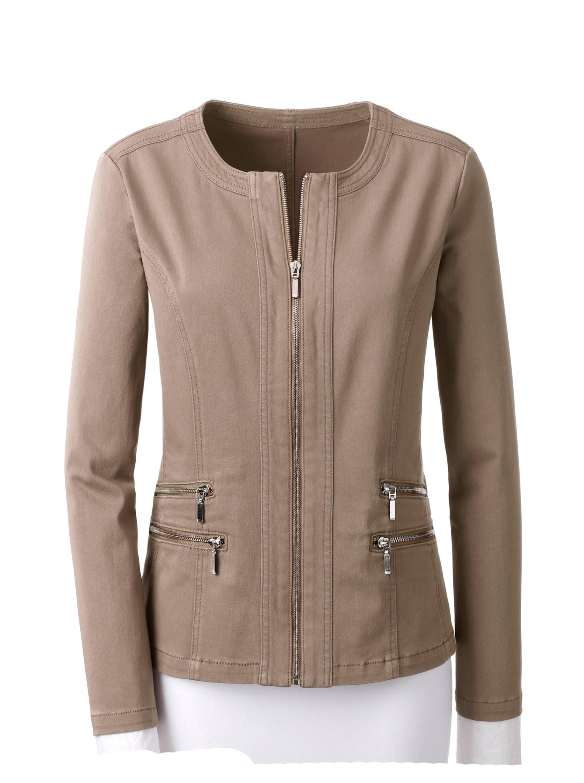 Jeansblazer in taupe von heine von heine