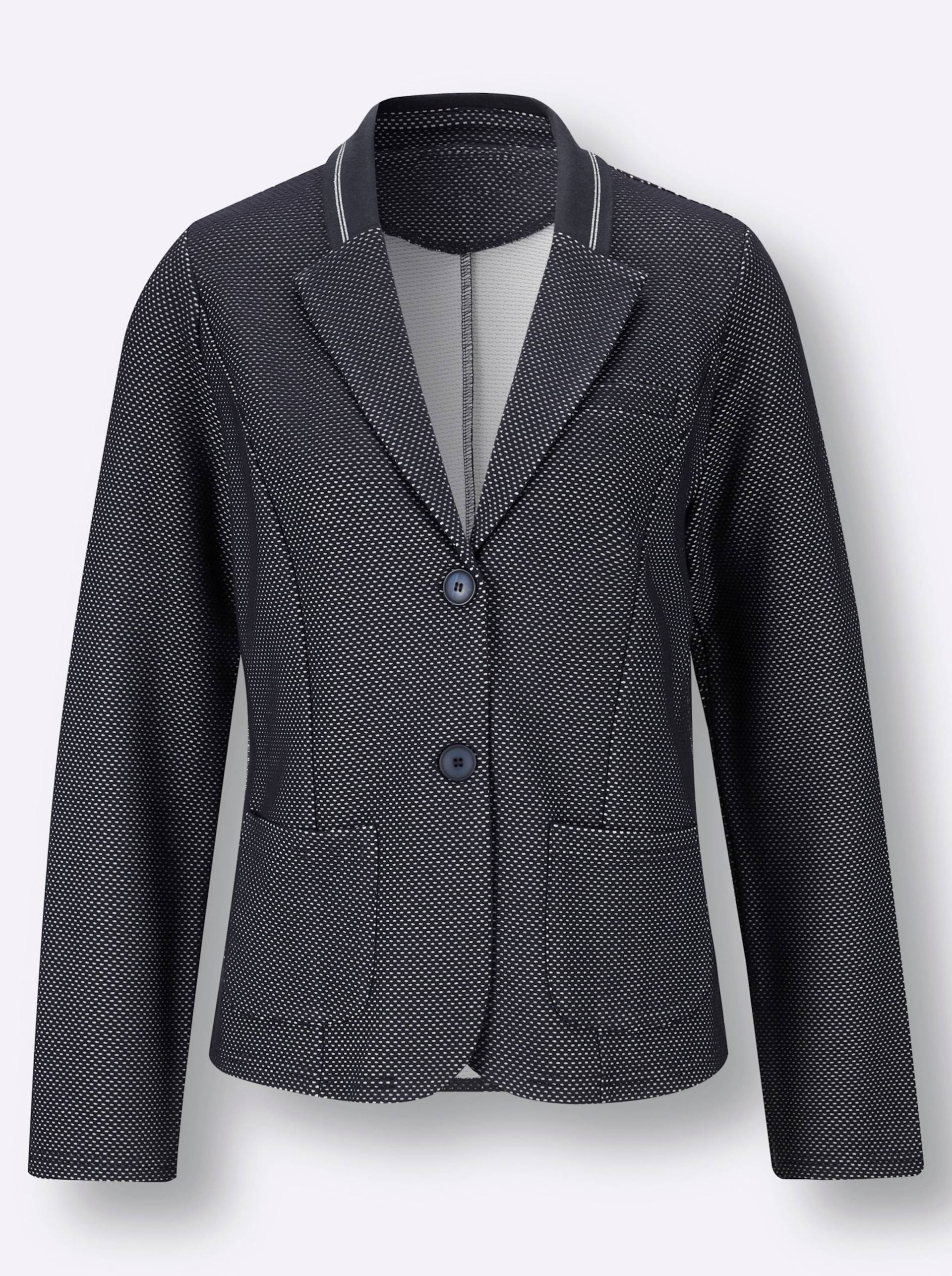 Jersey-Blazer in marine von heine von heine