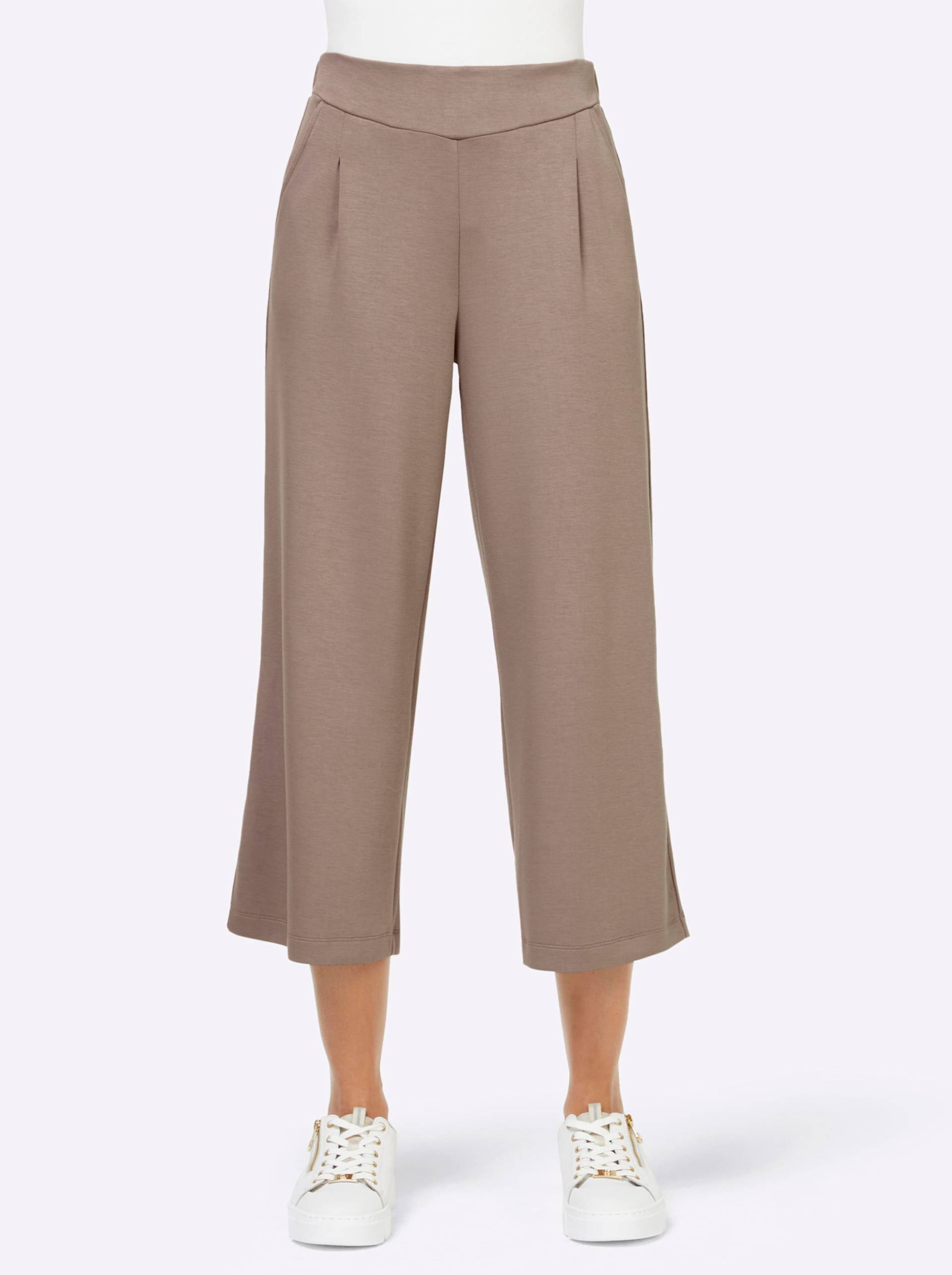 Jersey-Culotte in taupe von heine von heine