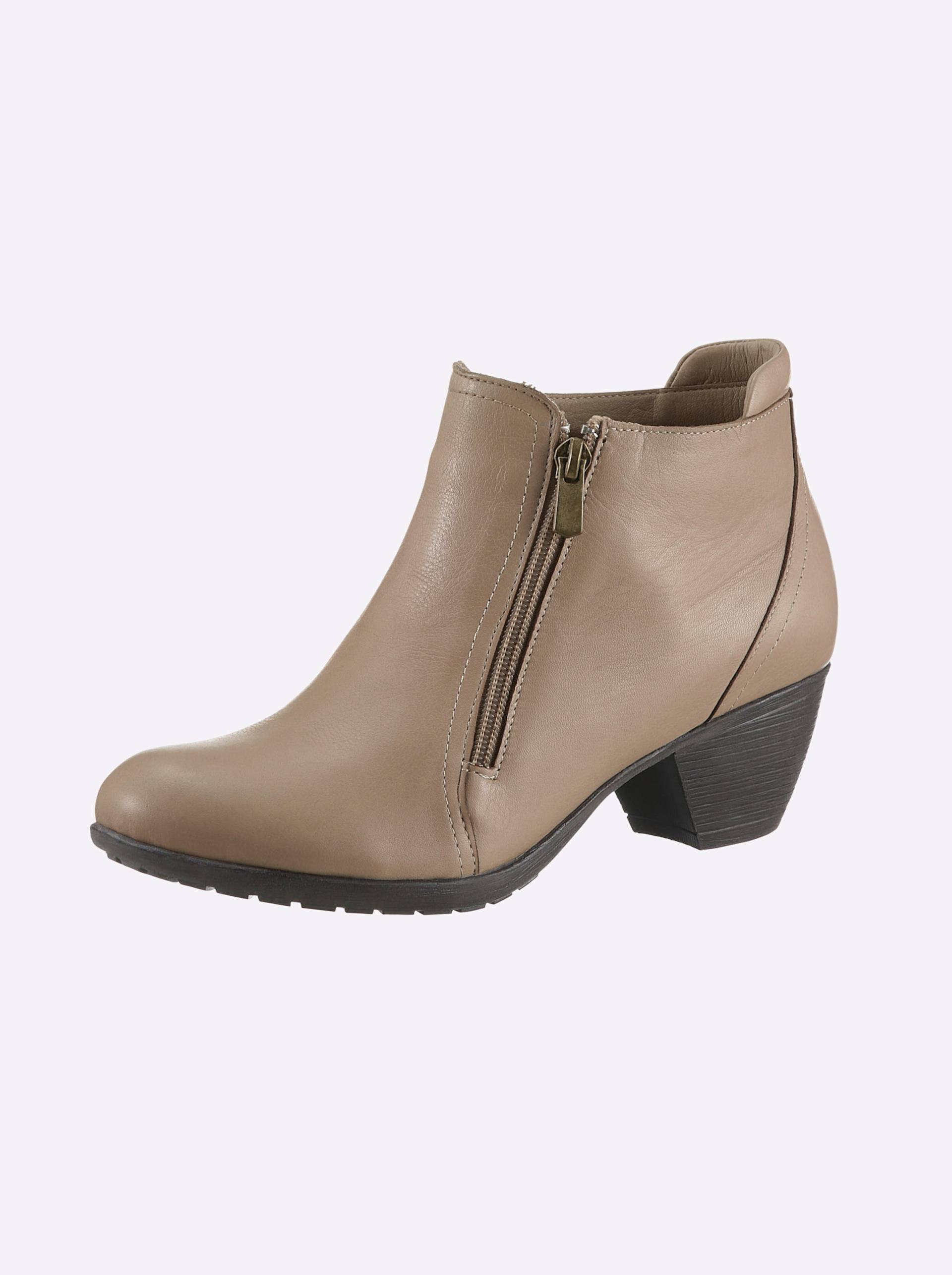 Kurzstiefelette in beige von heine von heine