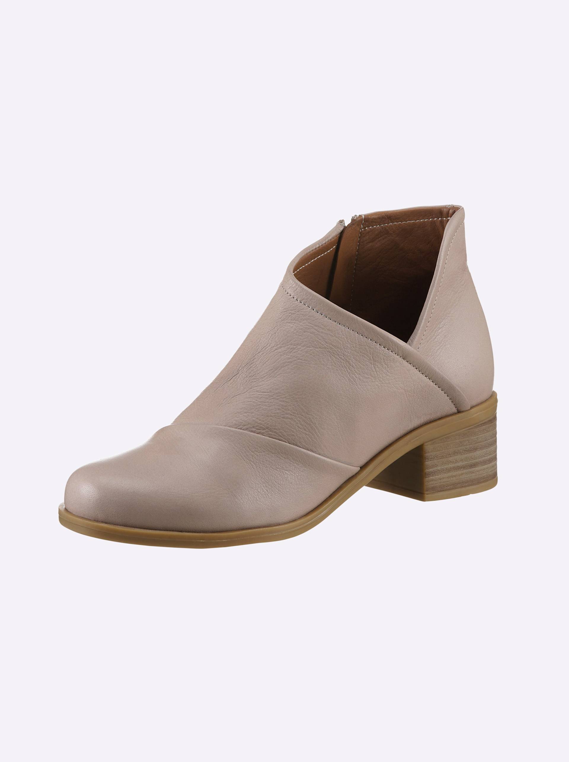 Kurzstiefelette in taupe von heine von heine