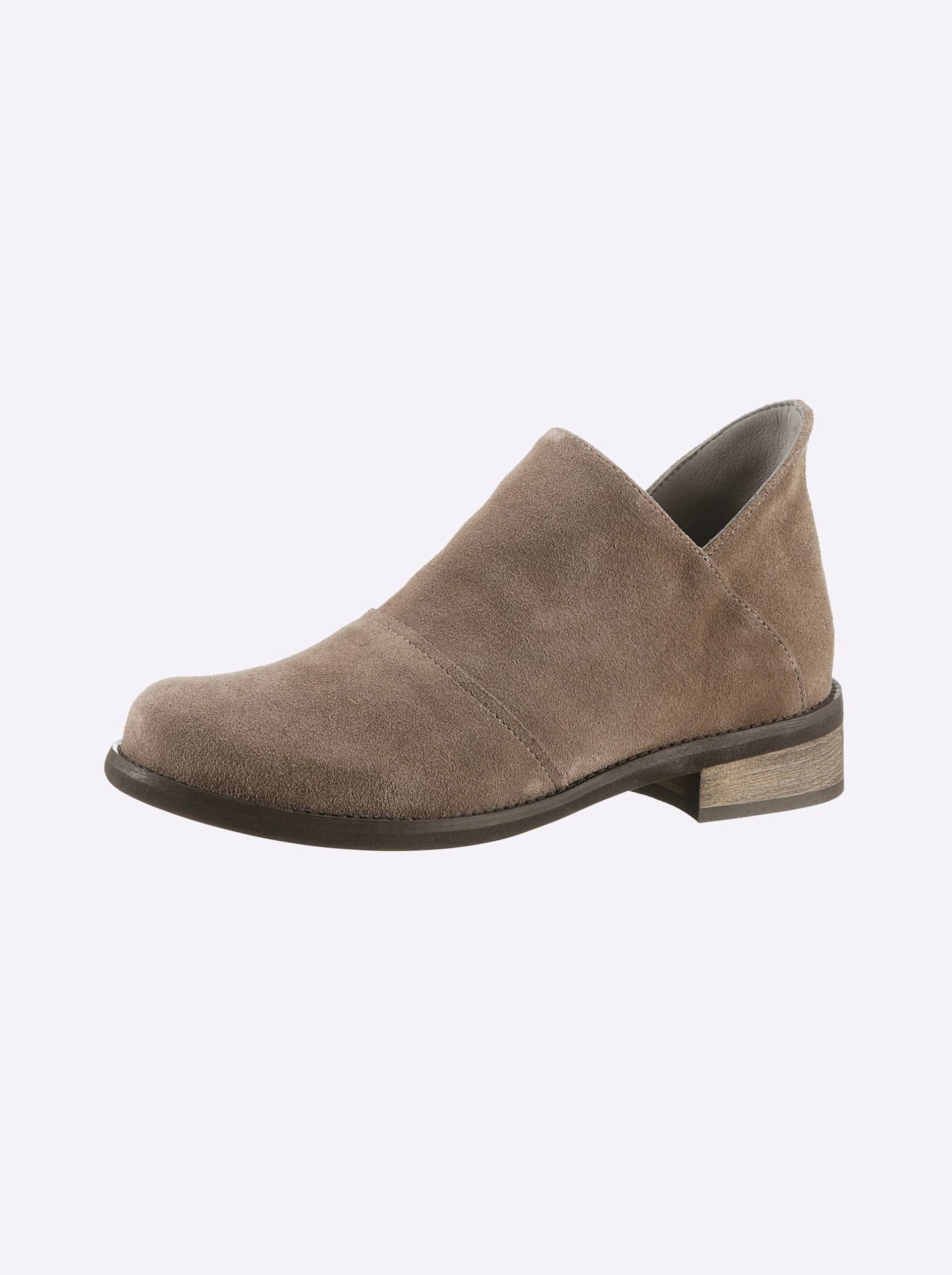 Kurzstiefelette in taupe von heine von heine