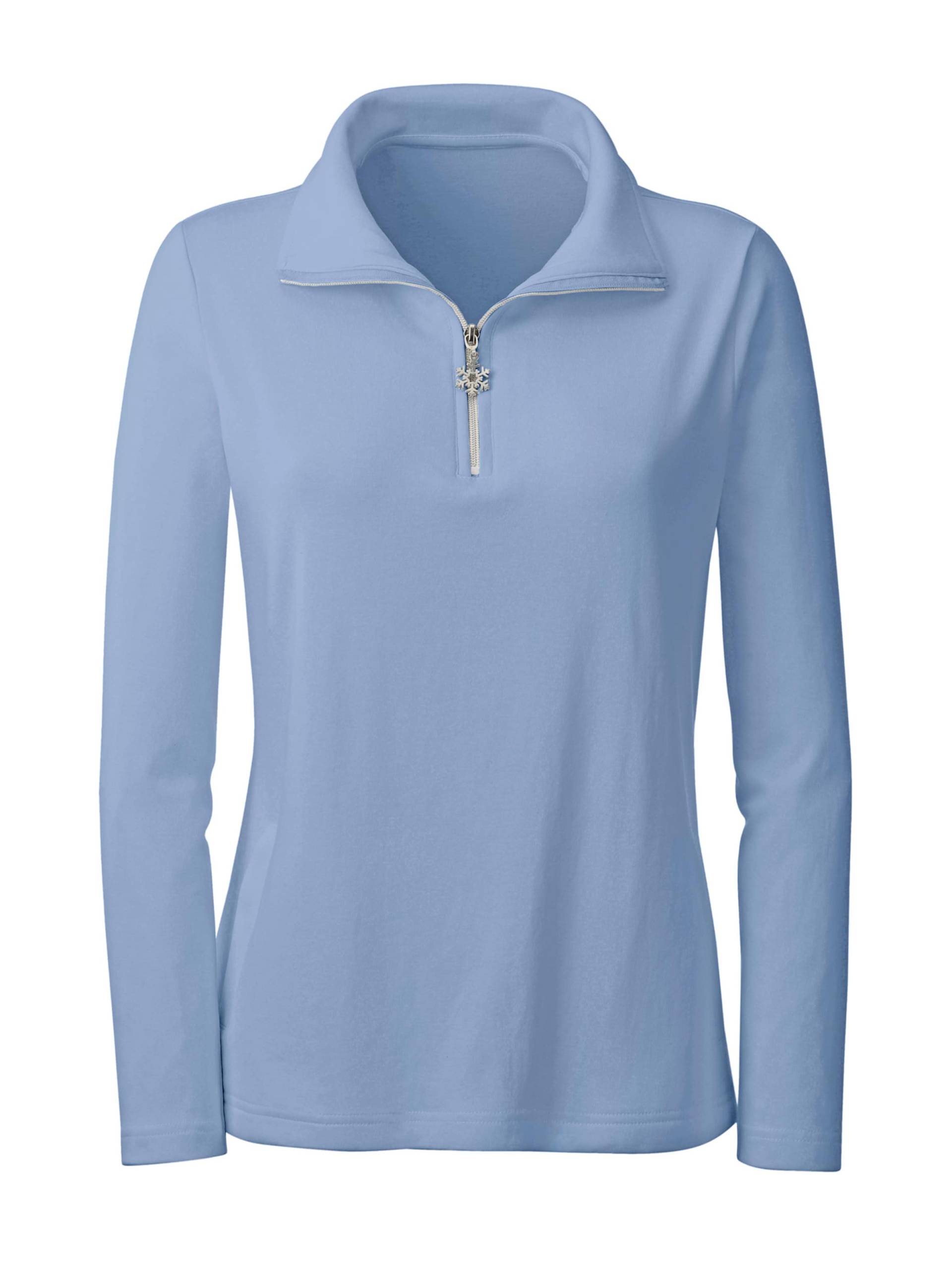 Langarmshirt in bleu von heine von heine