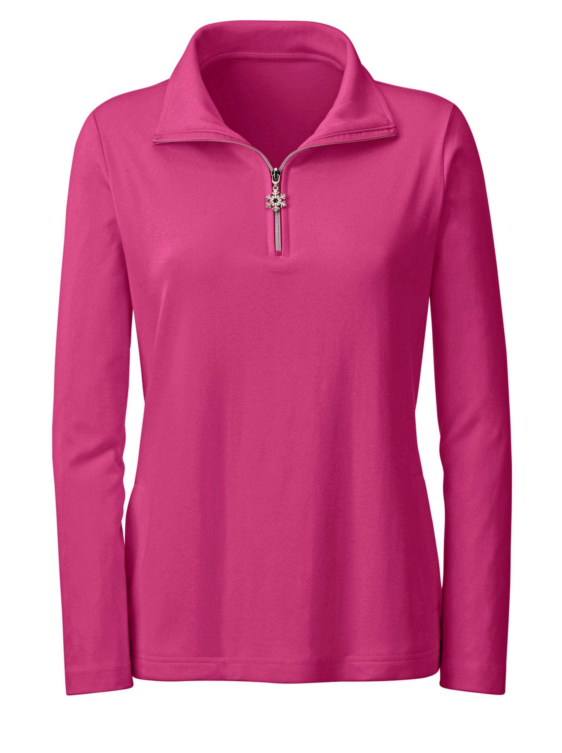 Langarmshirt in fuchsia von heine von heine