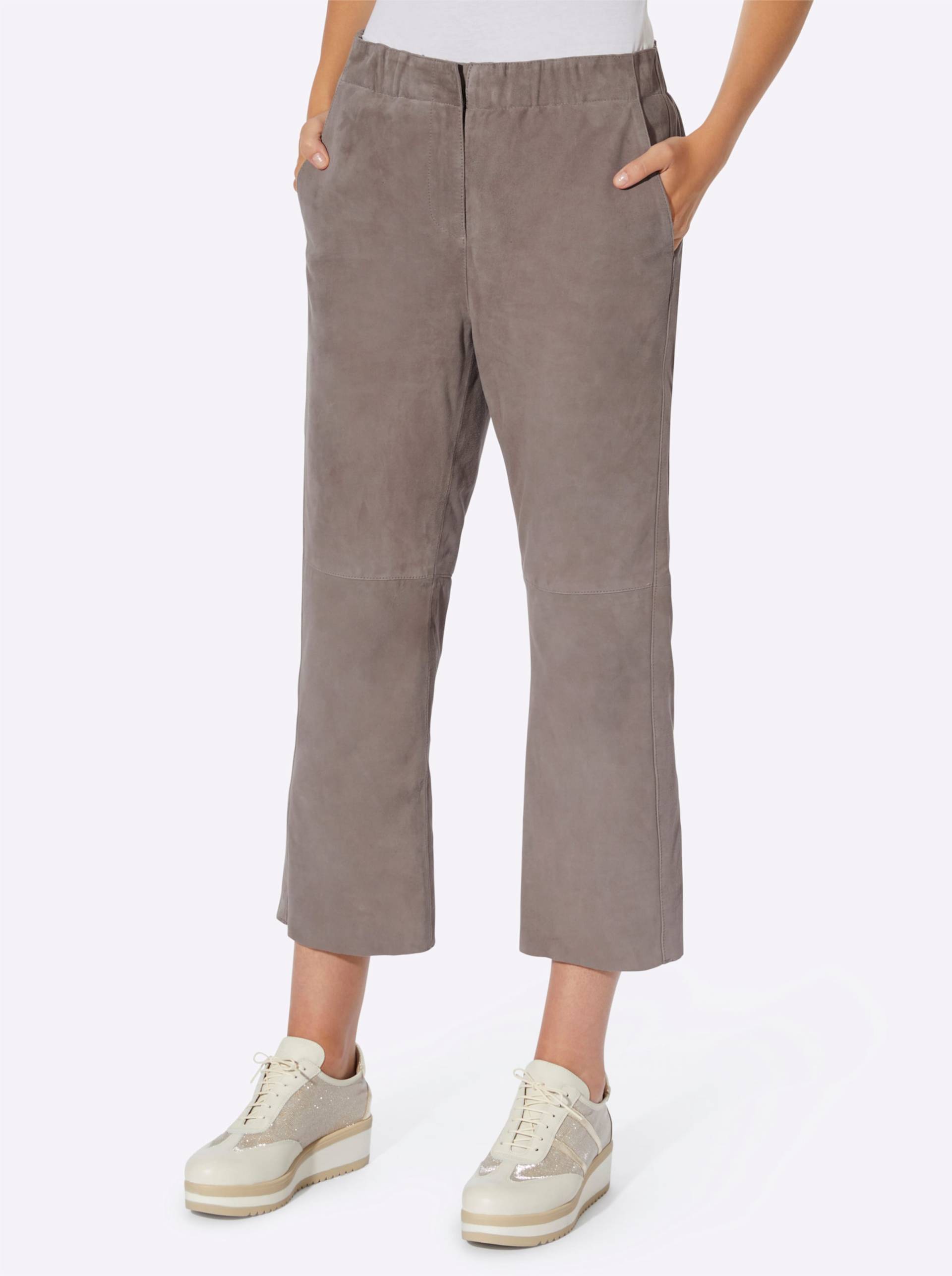 Lederhose in taupe von heine von heine