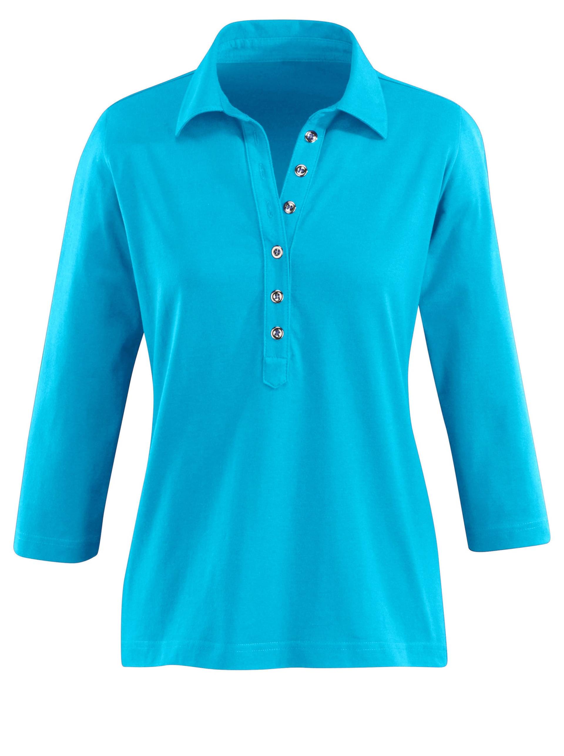 Poloshirt in aqua von heine von heine