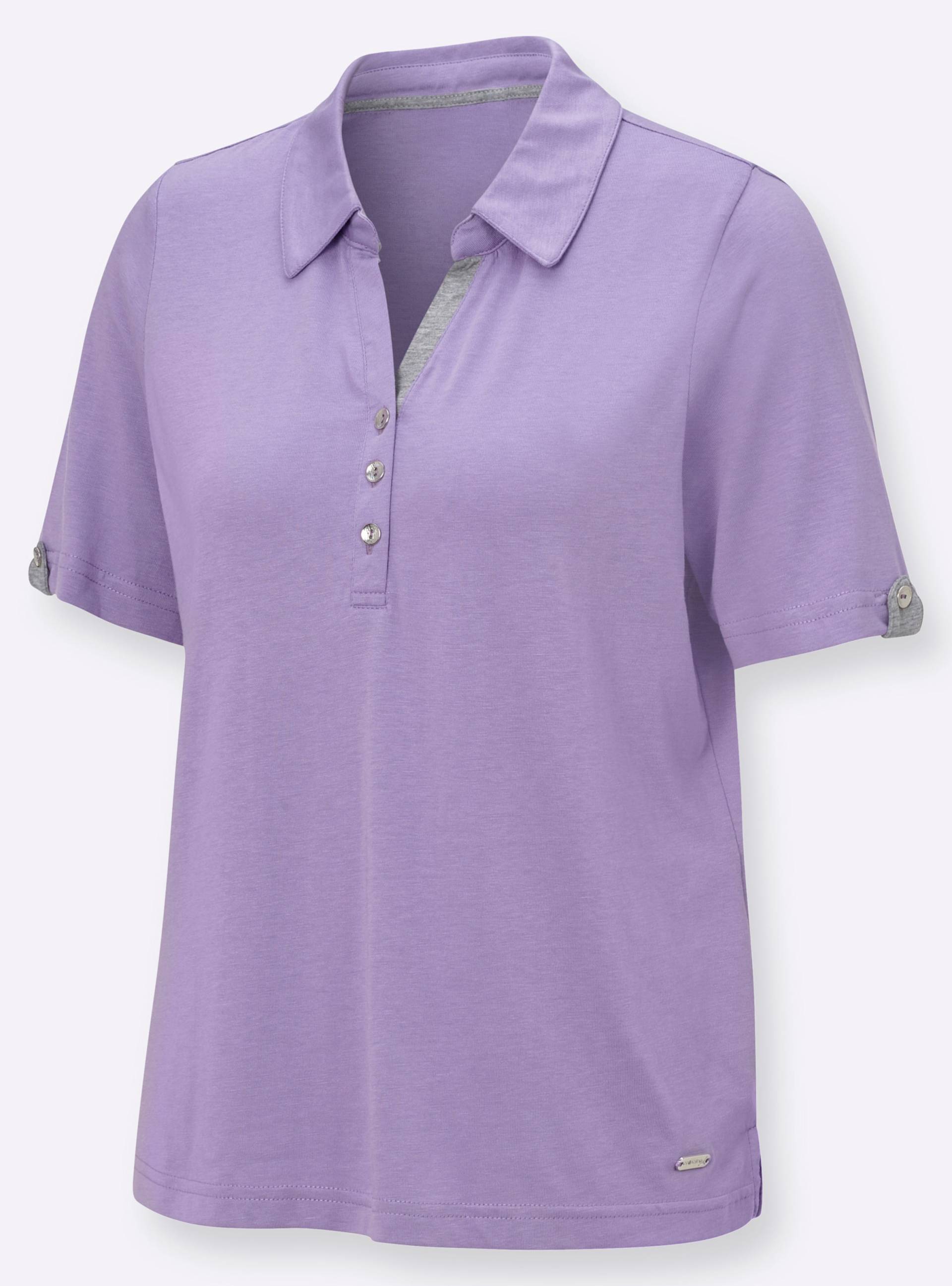 Poloshirt in flieder von heine von heine