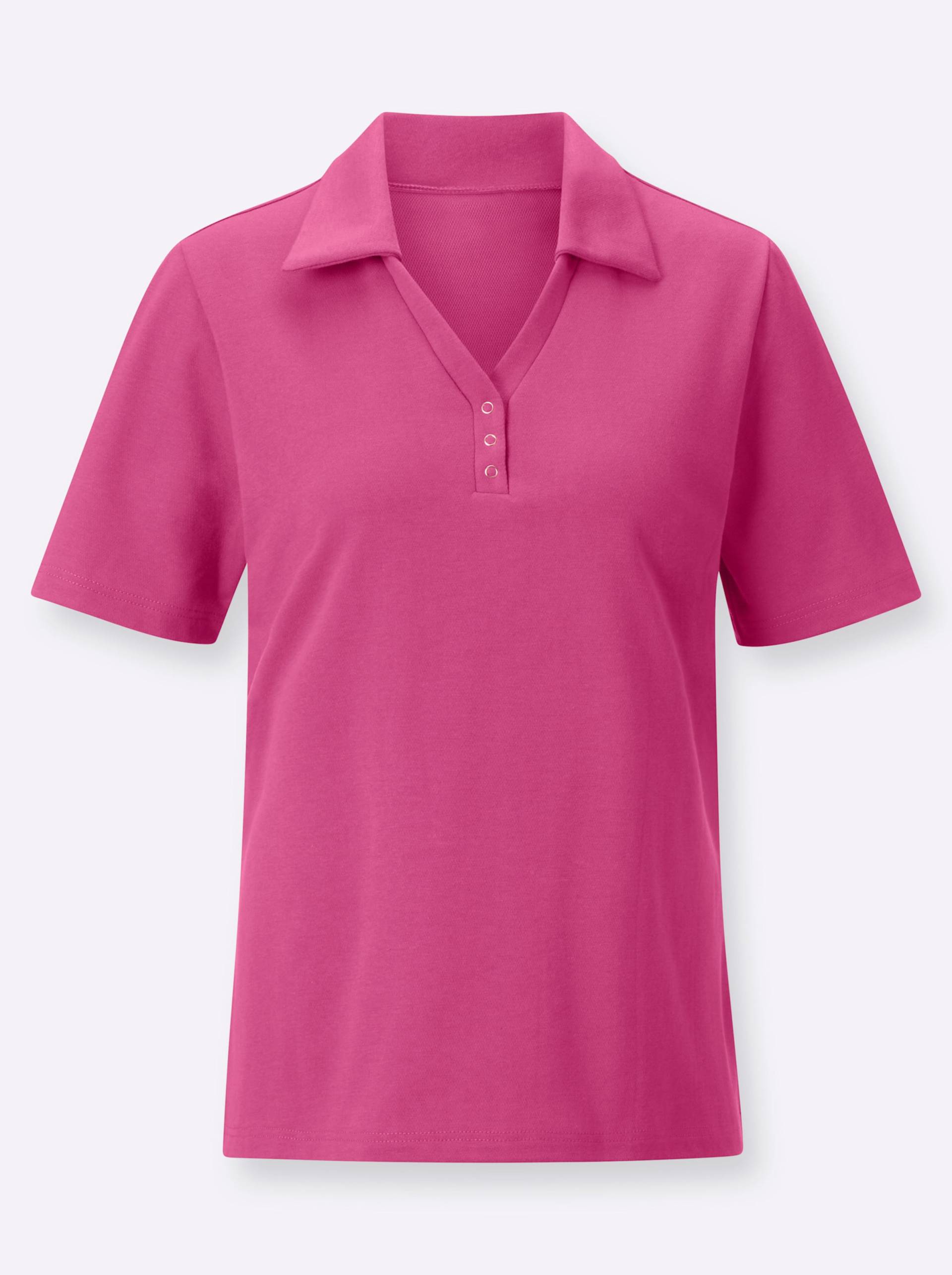 Poloshirt in fuchsia von heine von heine