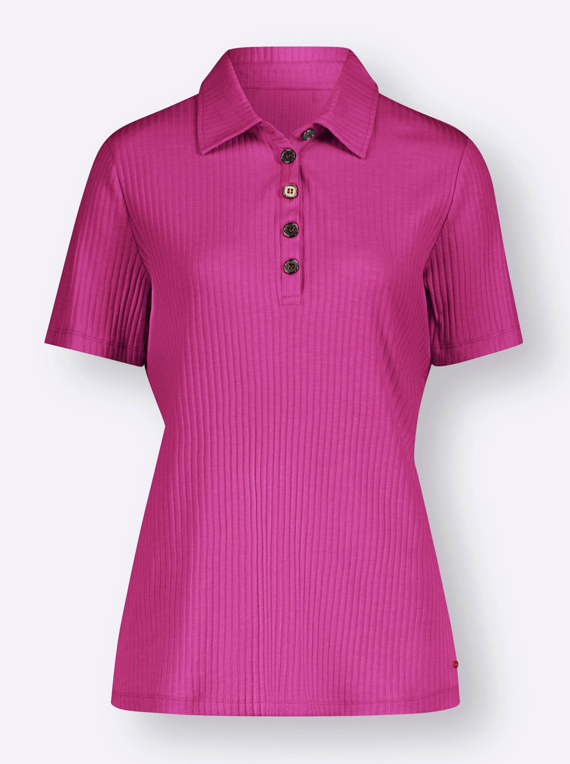 Poloshirt in magenta von heine von heine