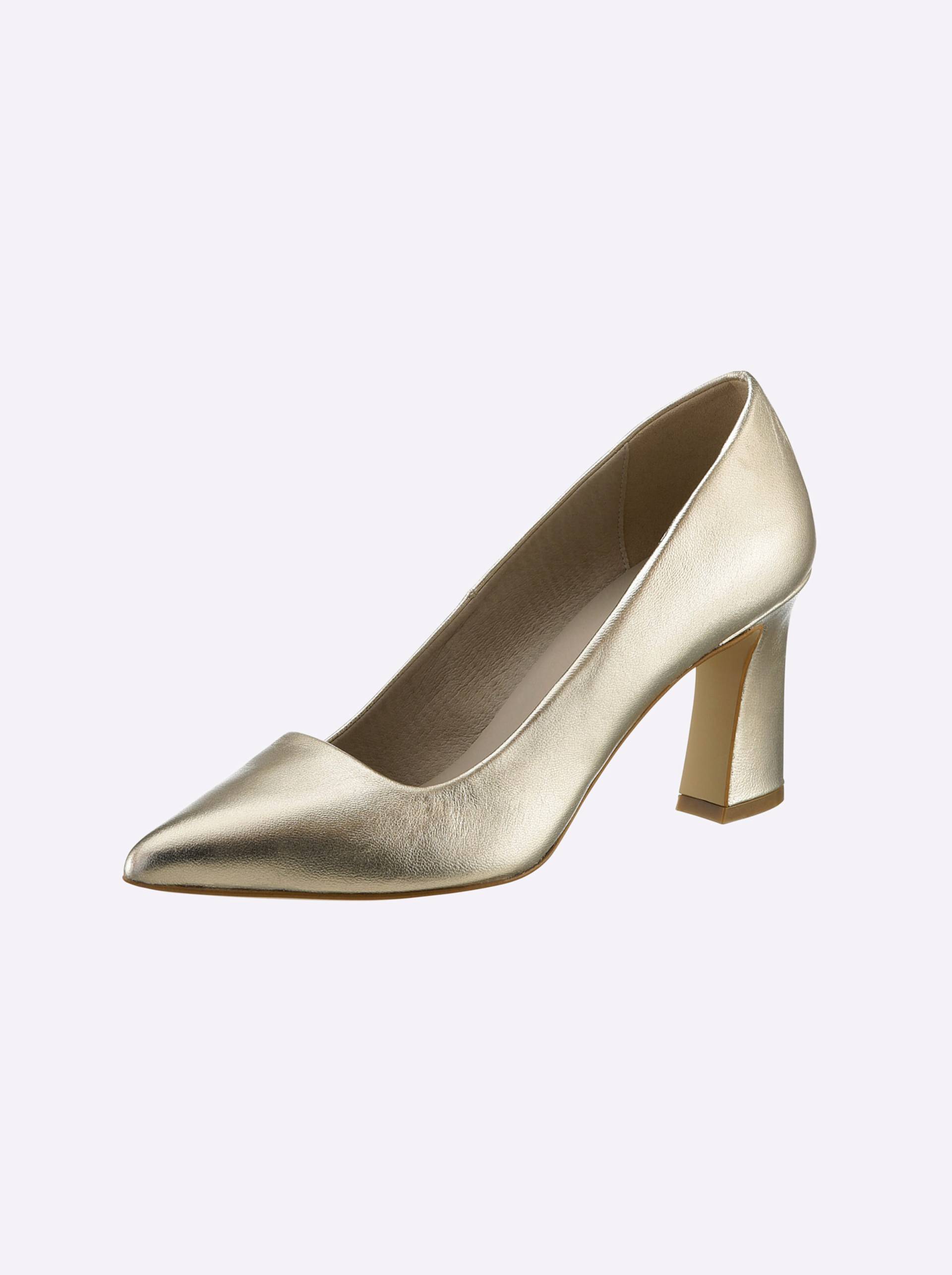 Pumps in goldfarben von heine von heine