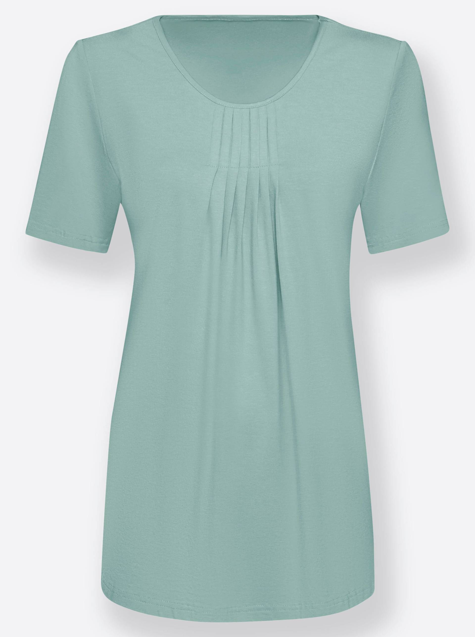 Rundhalsshirt in mint von heine von heine