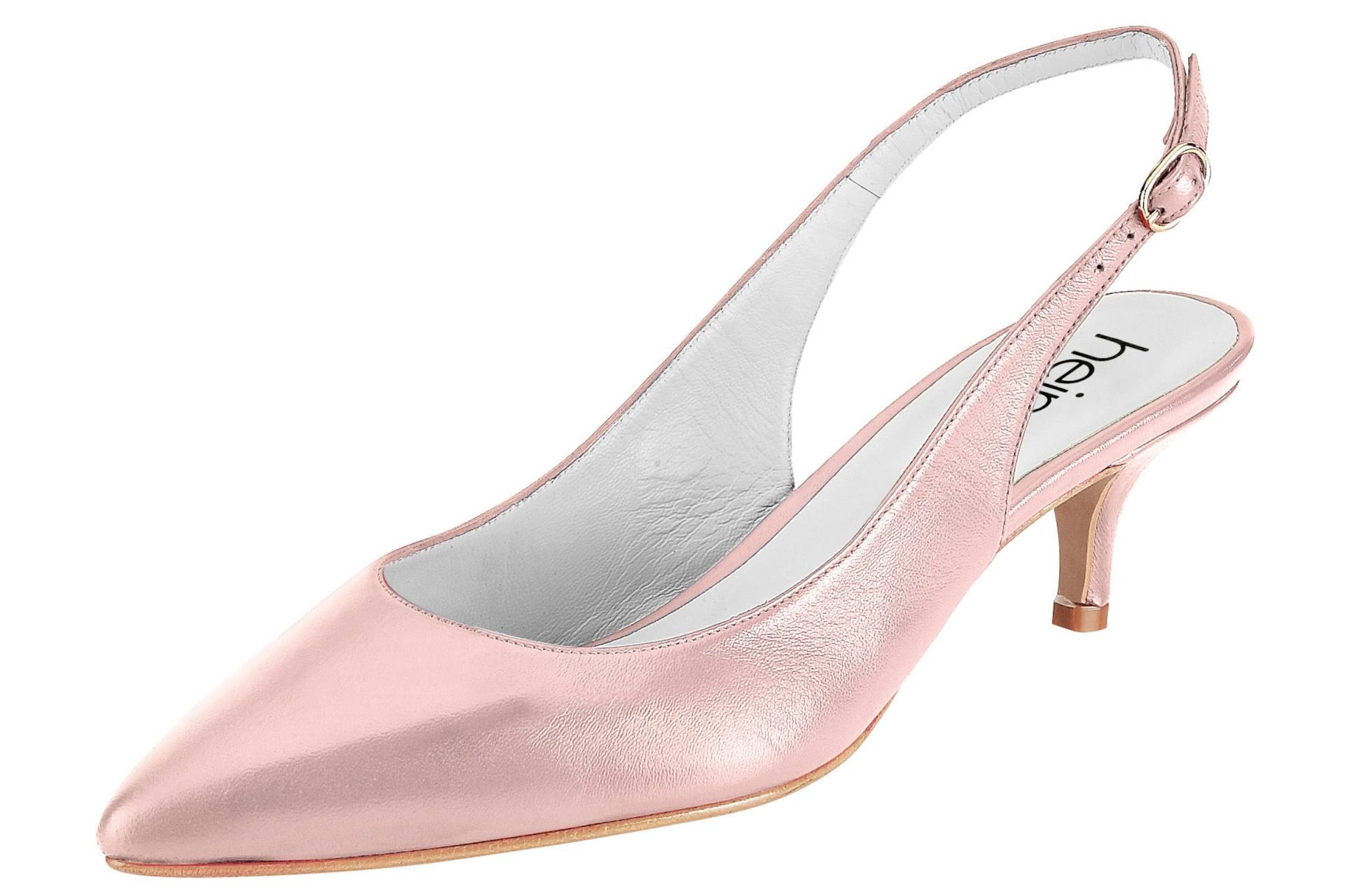 Slingpumps in rosé von heine von heine