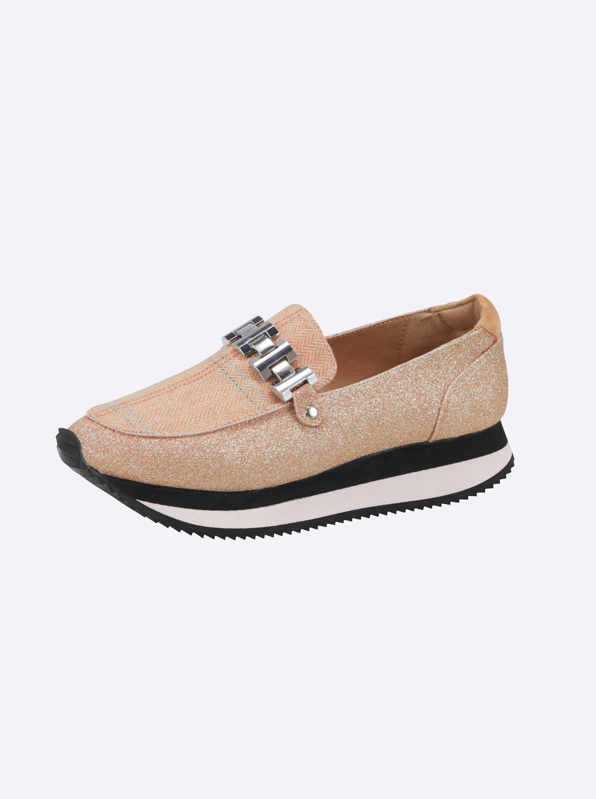 Slipper in beige von heine von heine