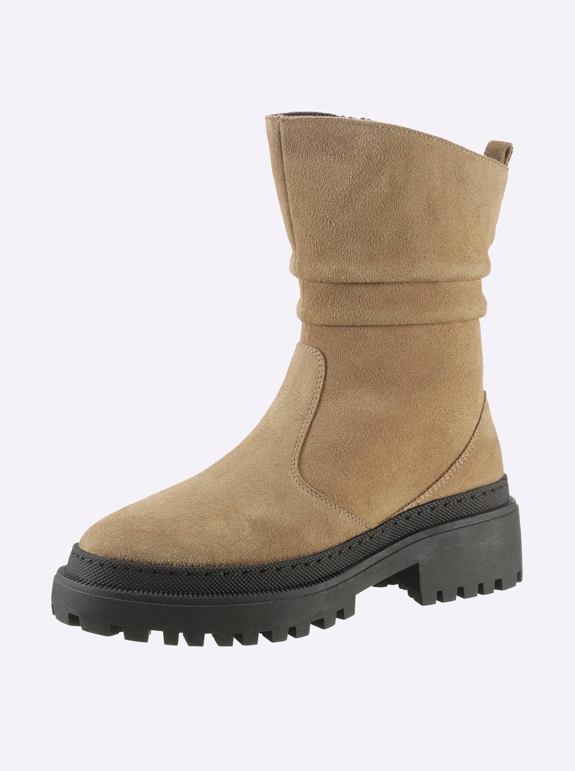 Stiefel in beige von heine von heine