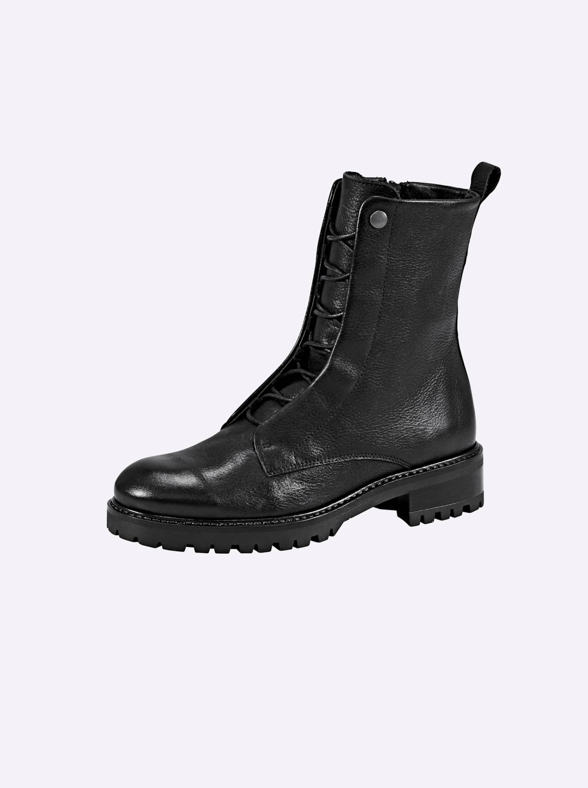 Stiefelette in schwarz von heine von heine