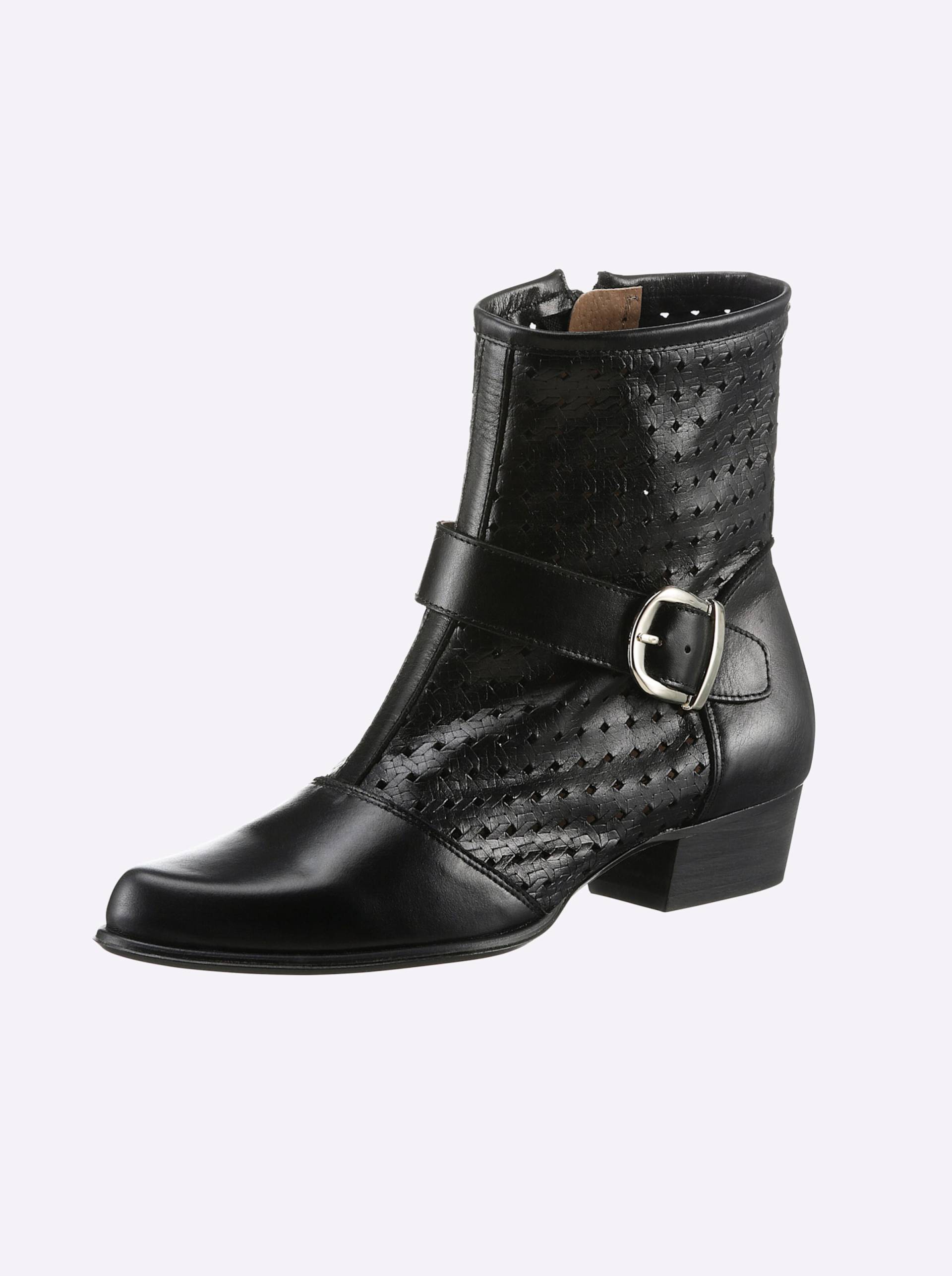 Stiefelette in schwarz von heine von heine