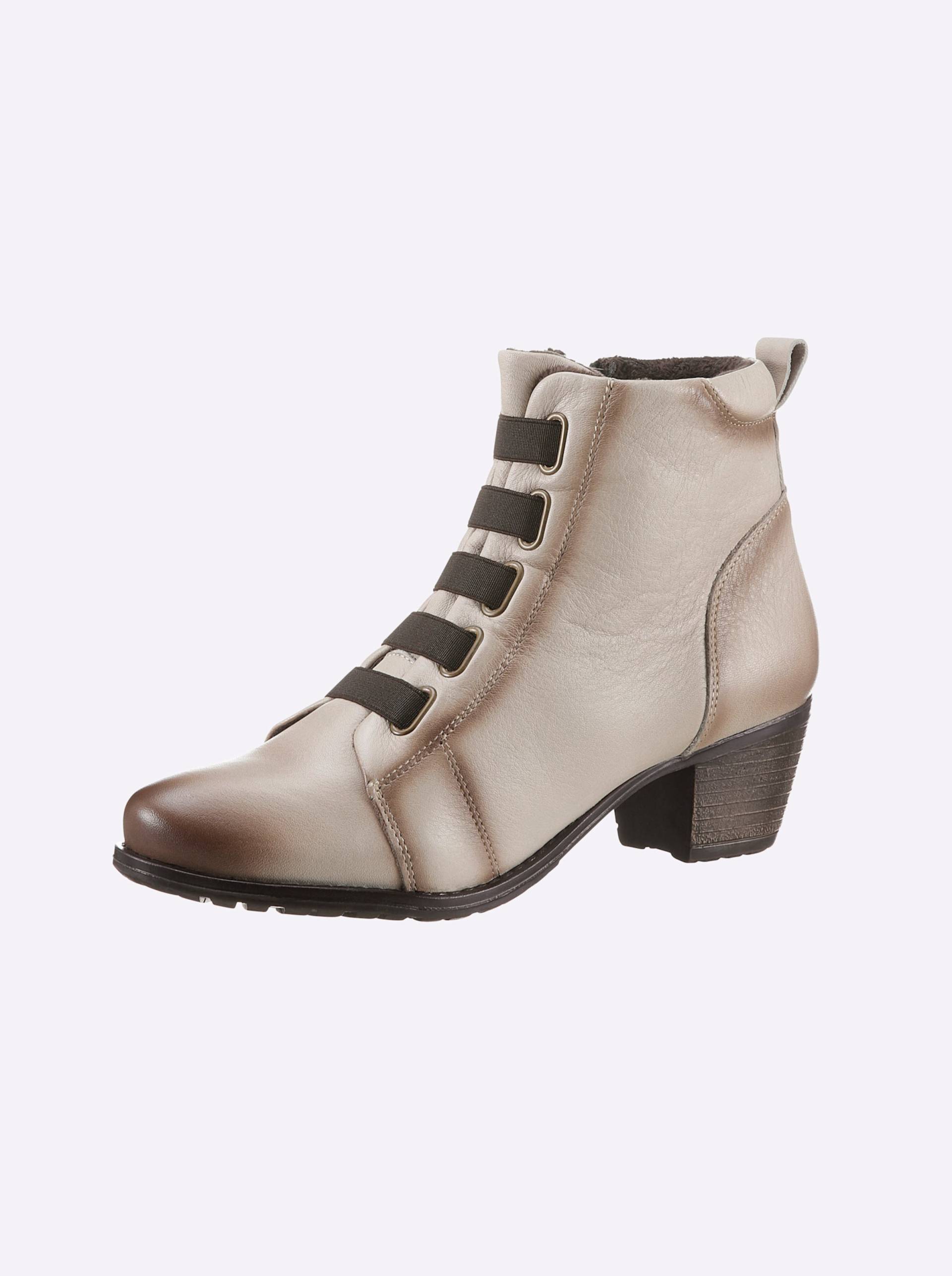 Stiefelette in taupe-braun von heine von heine