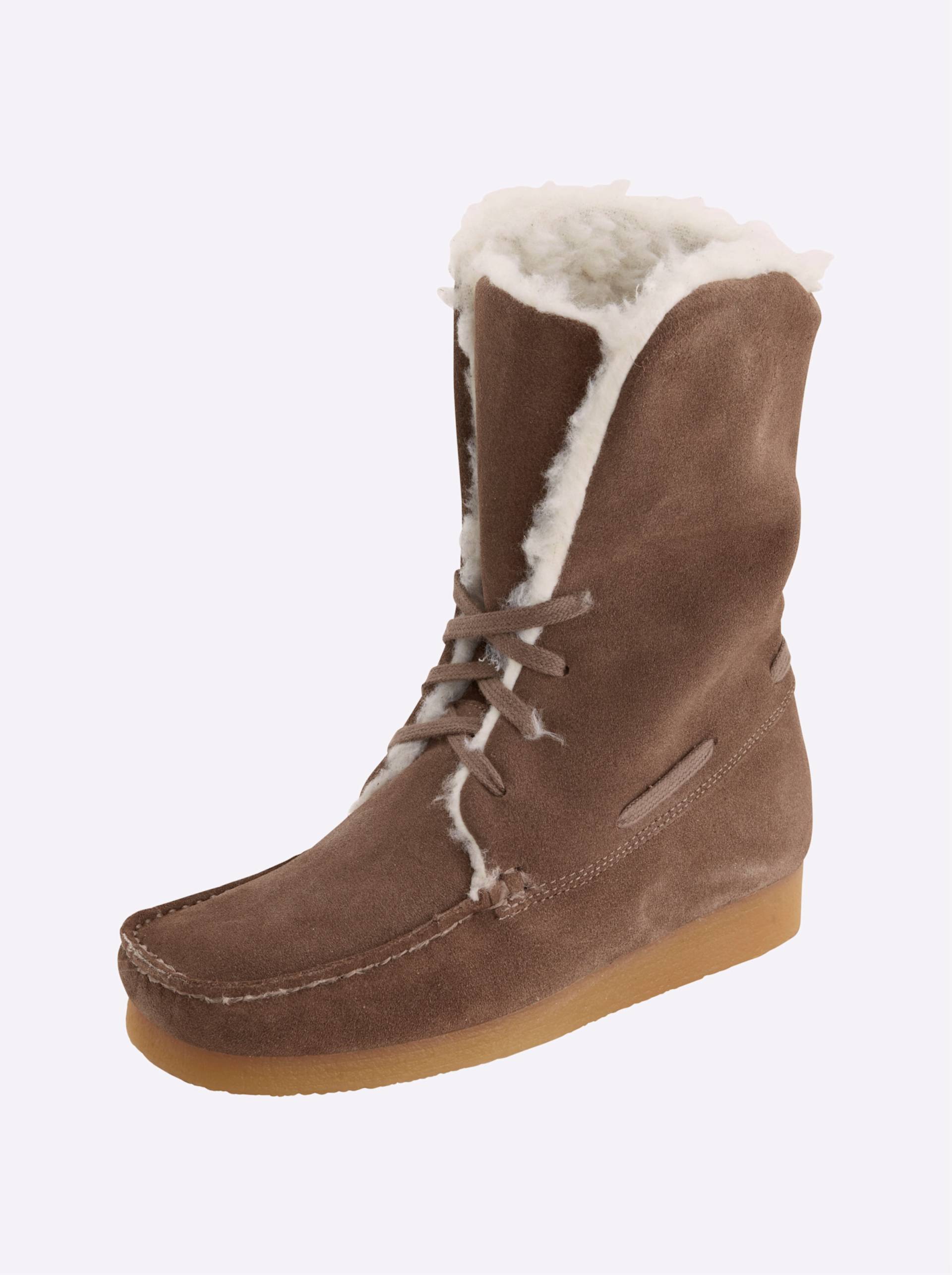 Stiefelette in taupe von heine von heine