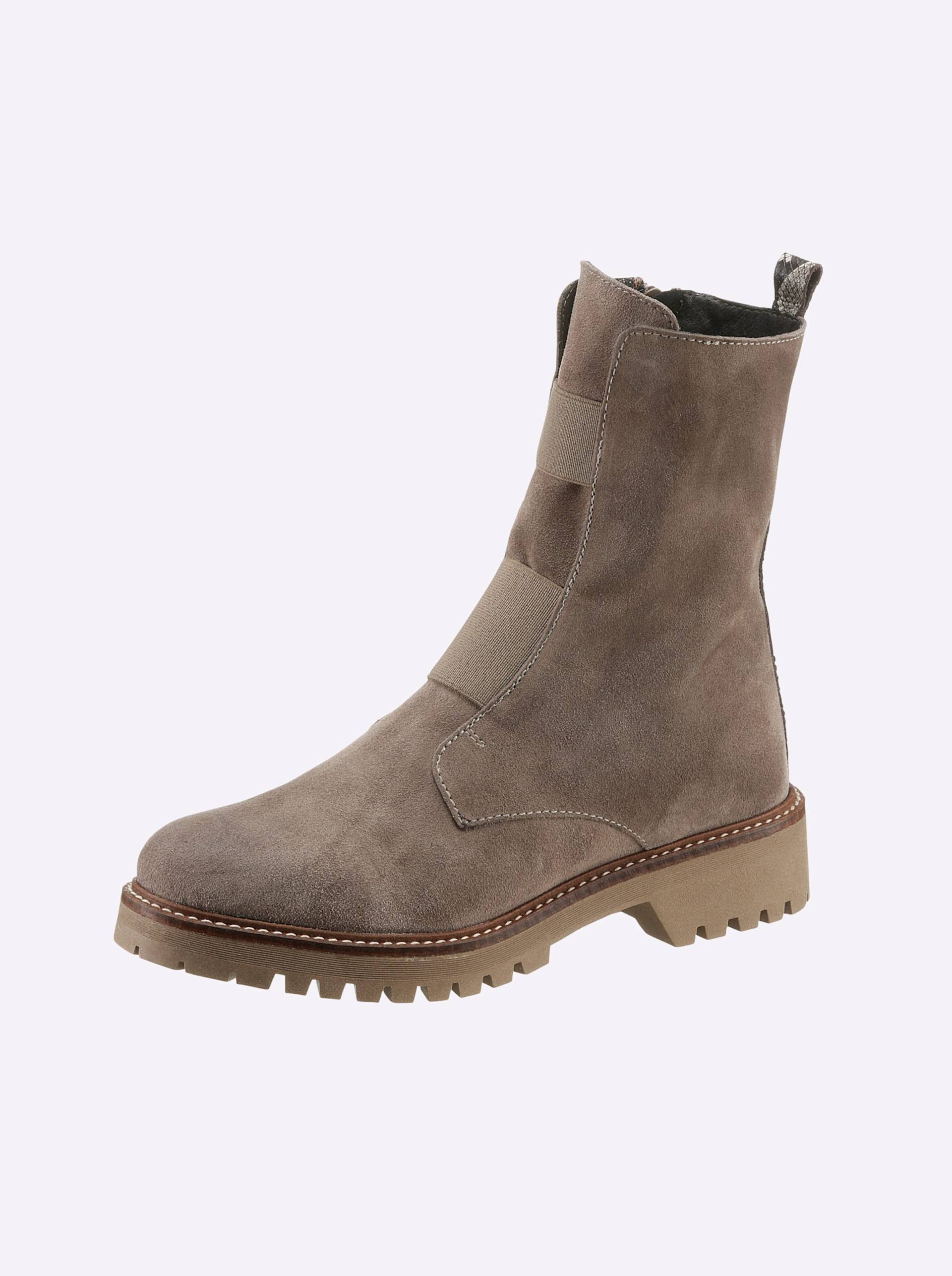 Stiefelette in taupe von heine von heine