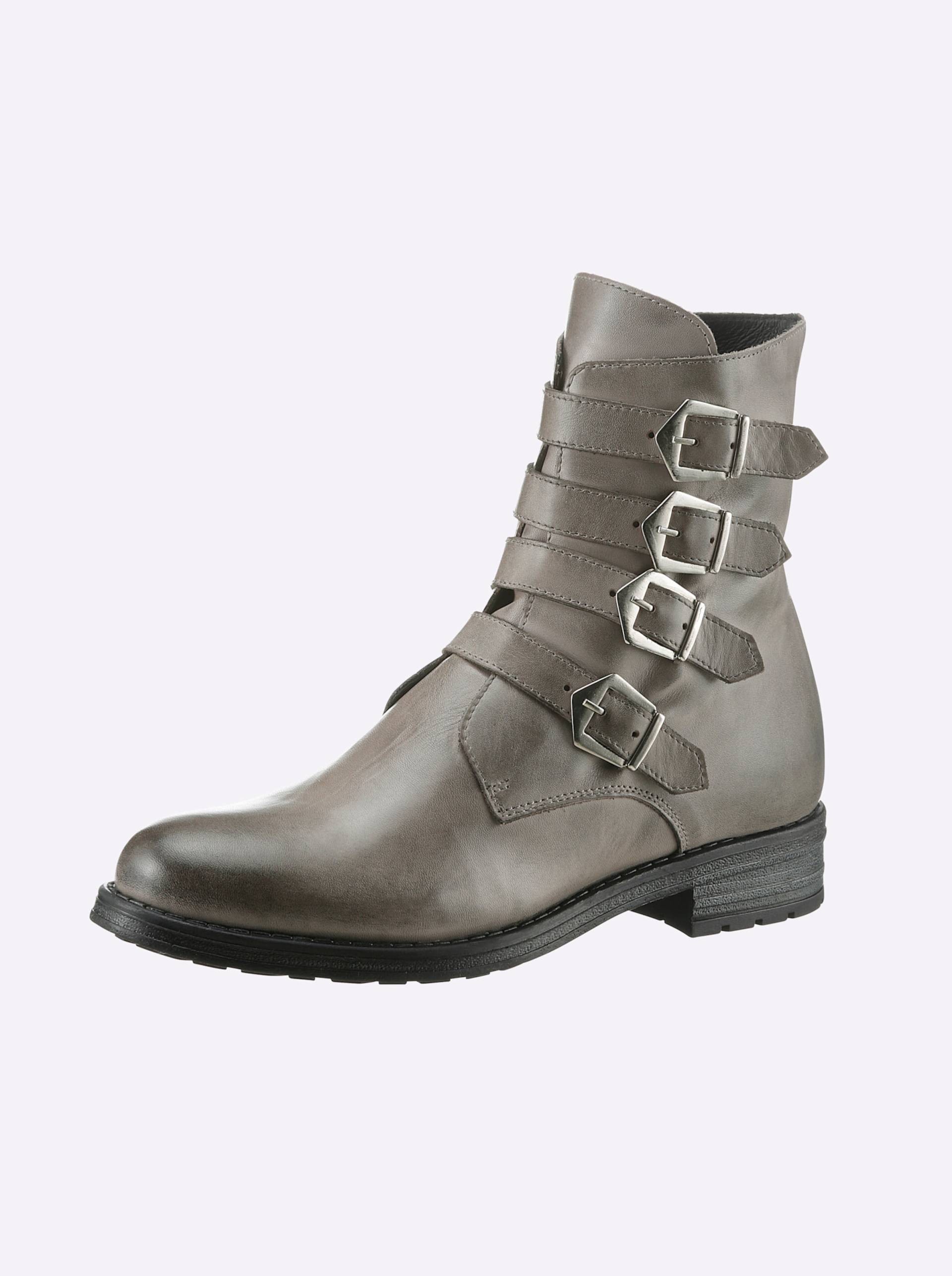 Stiefelette in taupe von heine von heine