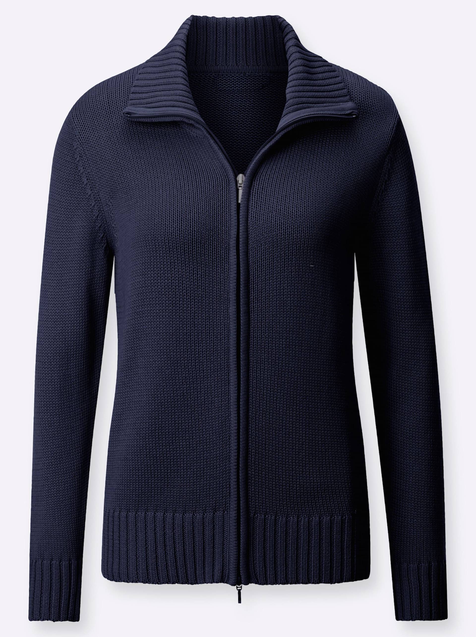 Strickjacke in marine von heine von heine