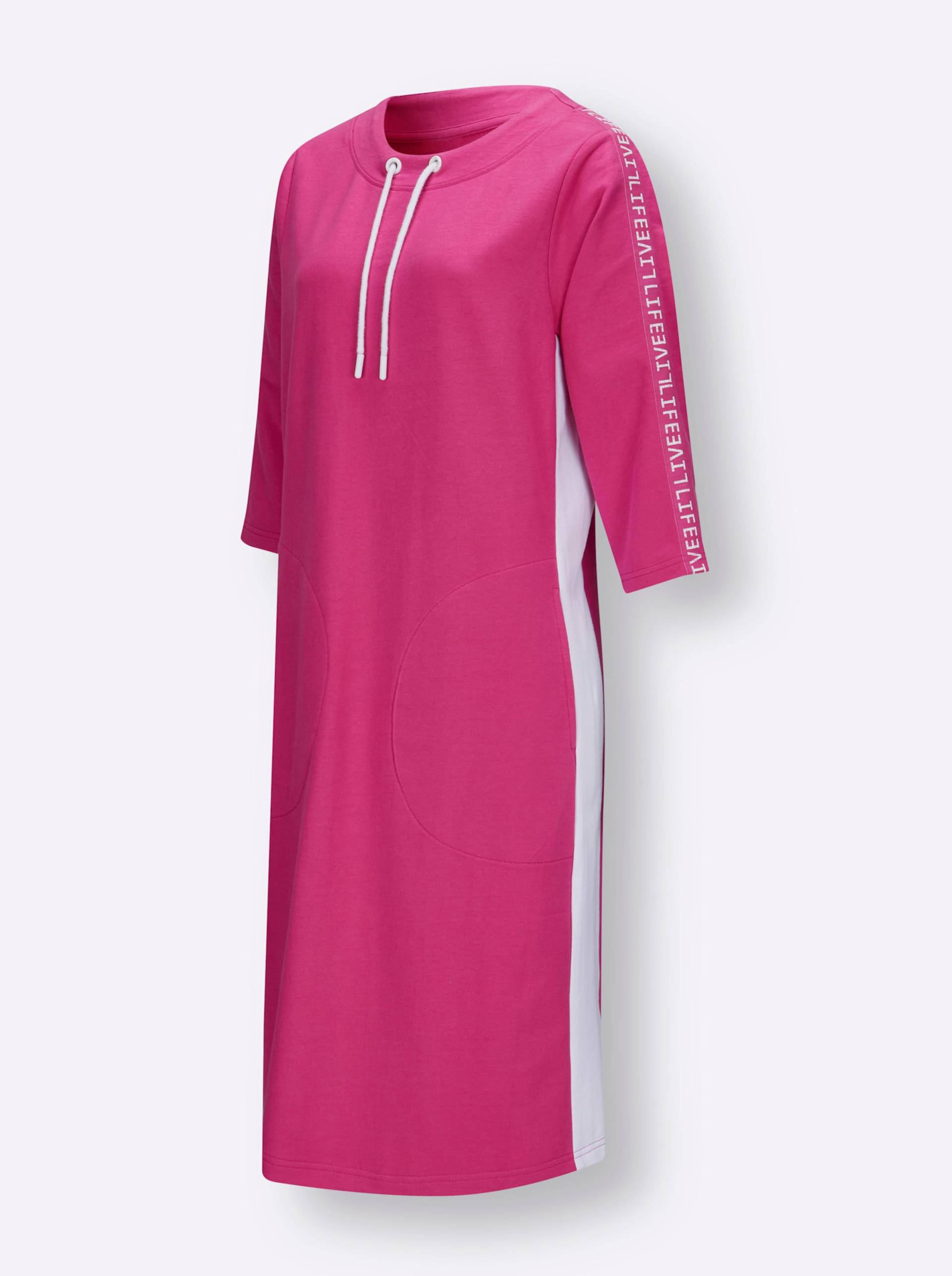 Sweatkleid in fuchsia von heine von heine