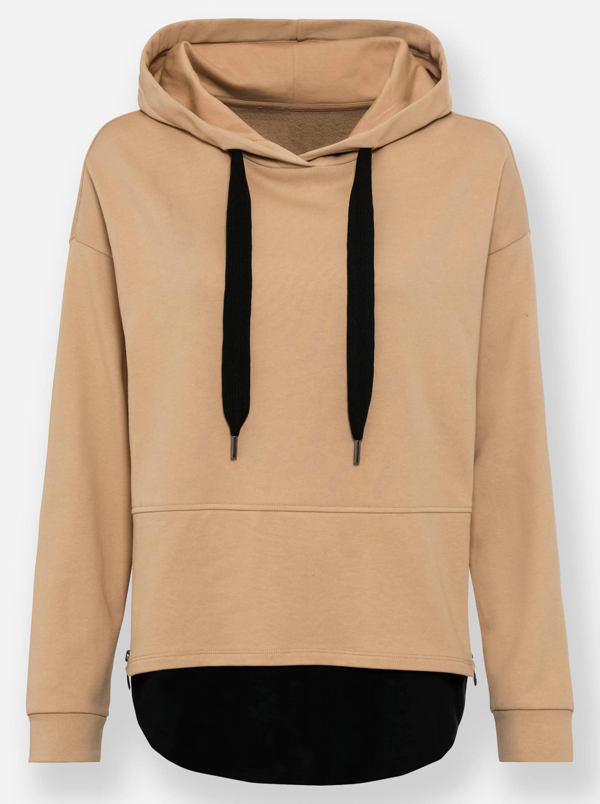 Sweatshirt in camel von heine von heine