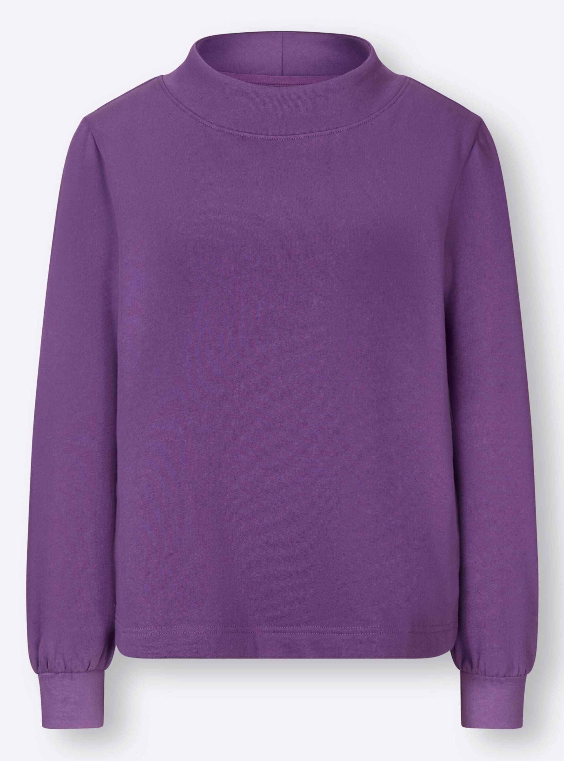 Sweatshirt in lila von heine von heine