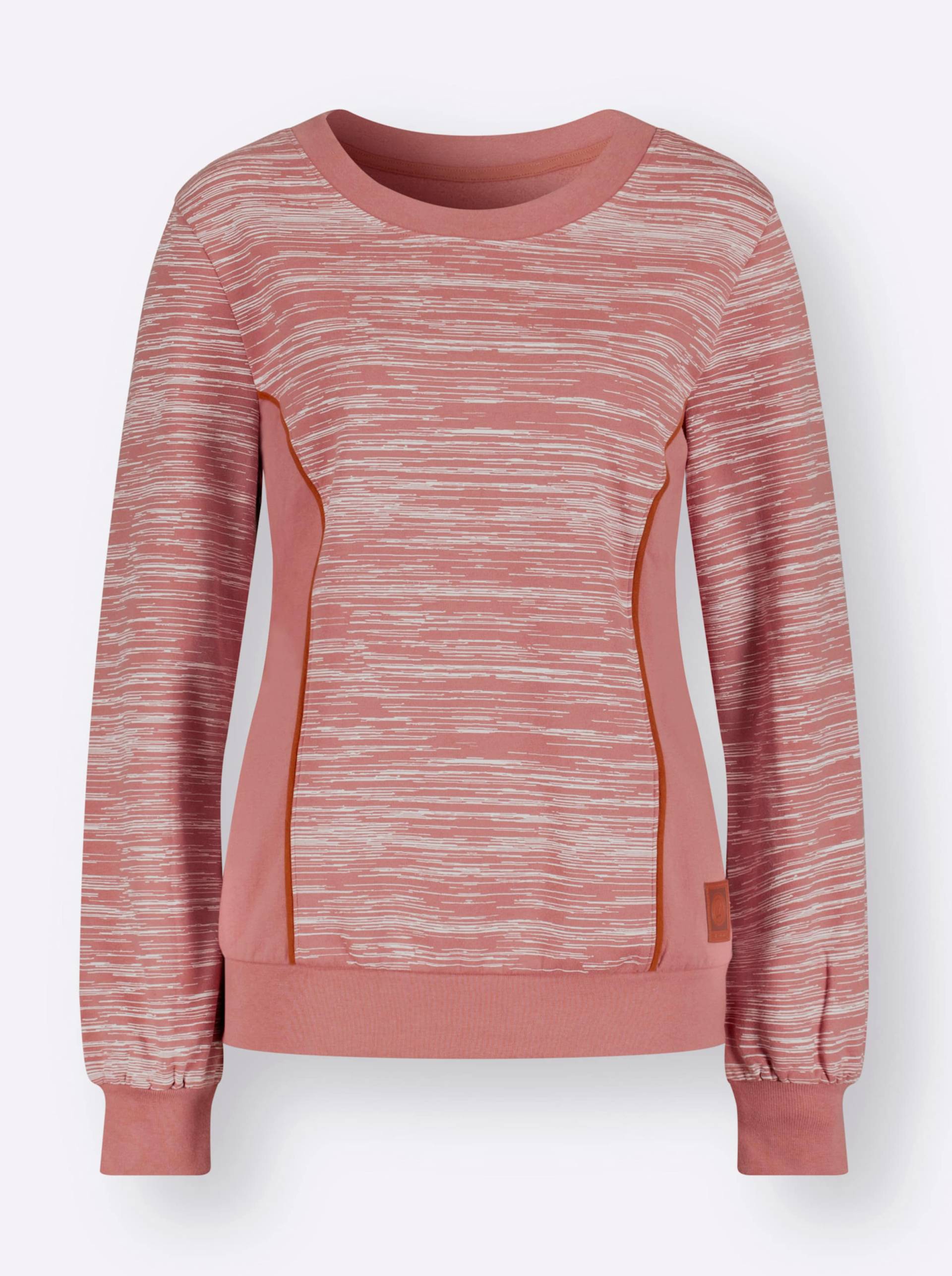 Sweatshirt in rosenholz-ecru-bedruckt von heine von heine