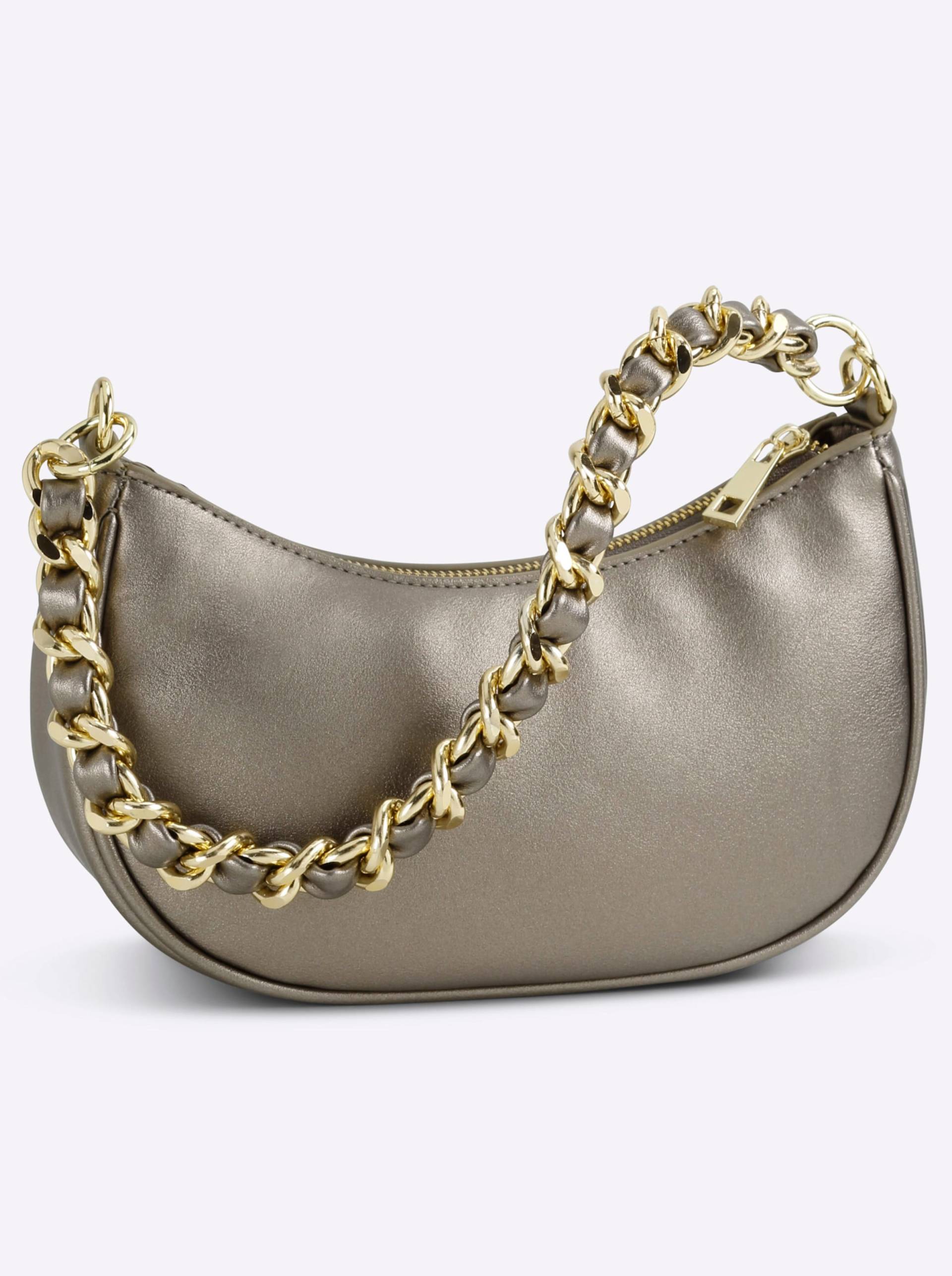 Tasche in platin-metallic von heine von heine