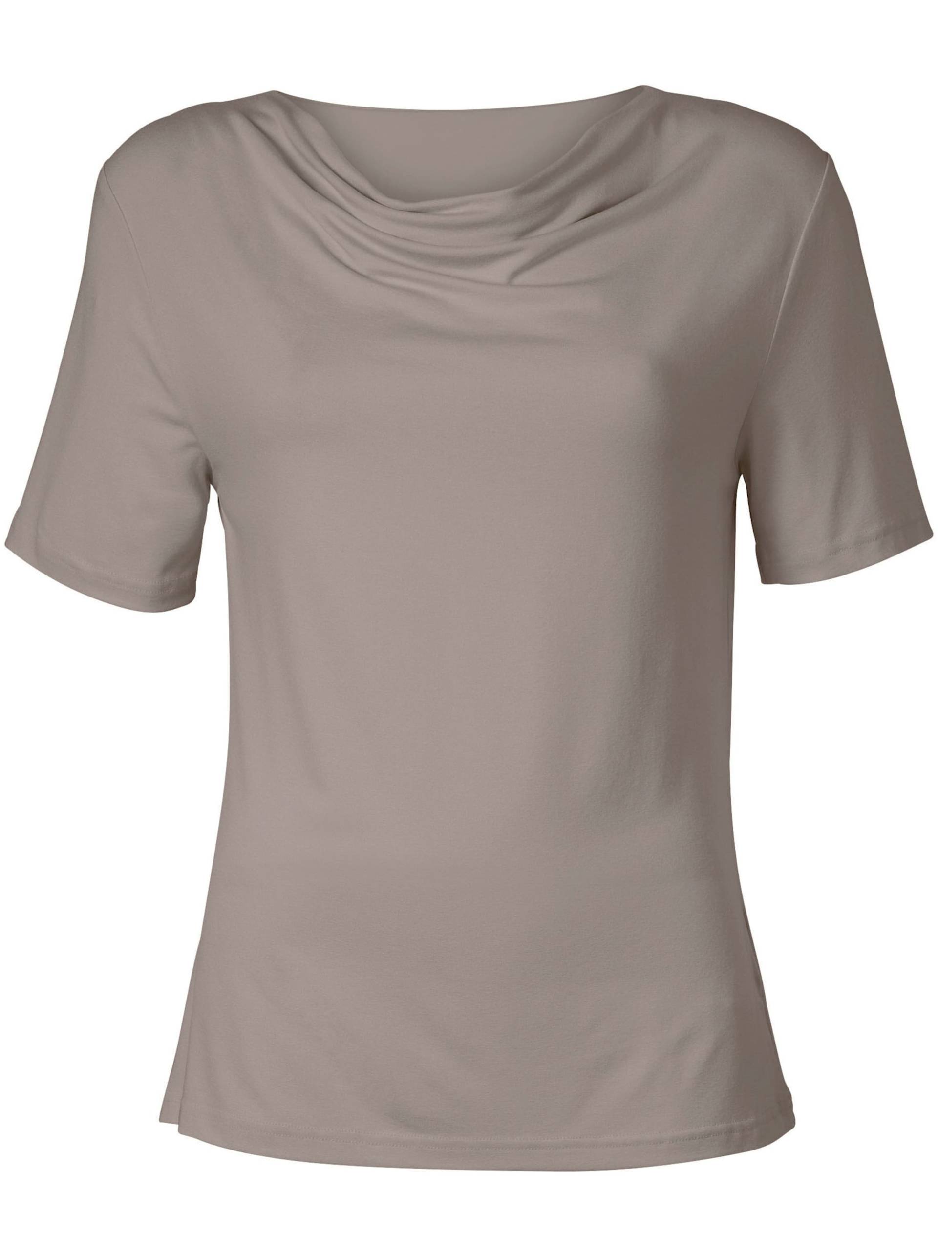 Wasserfallshirt in taupe von heine von heine