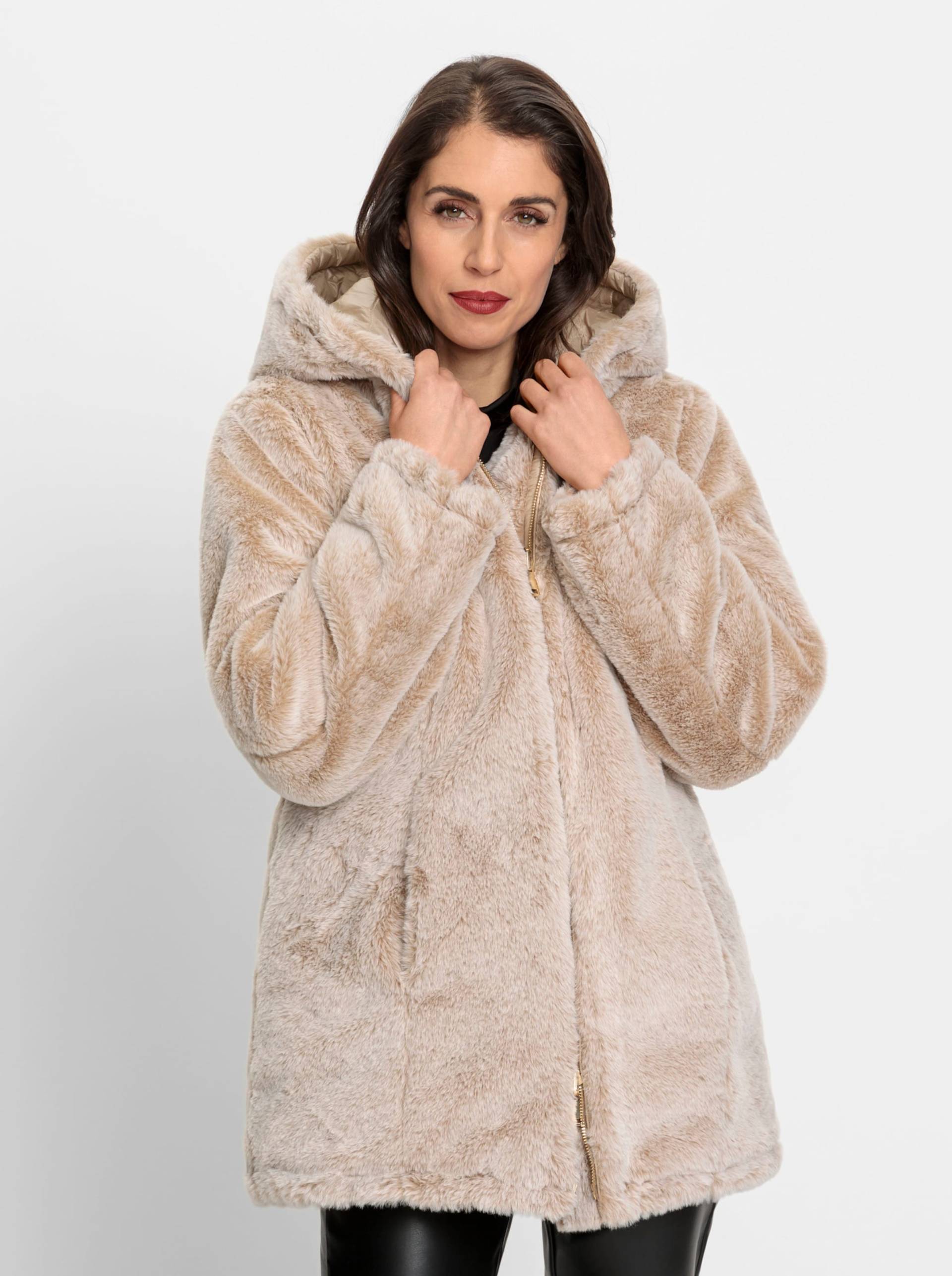 Wendejacke in beige von heine von heine