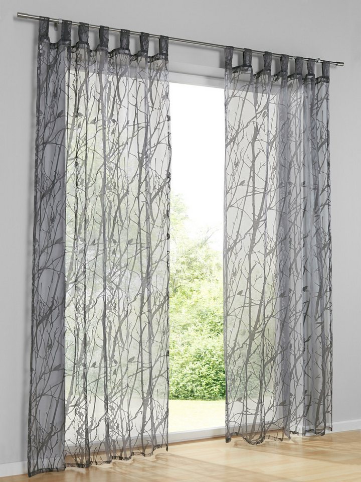 heine Gardine Dekostore (1 St), Multifunktionsband, transparent, Fensterdekoration von heine