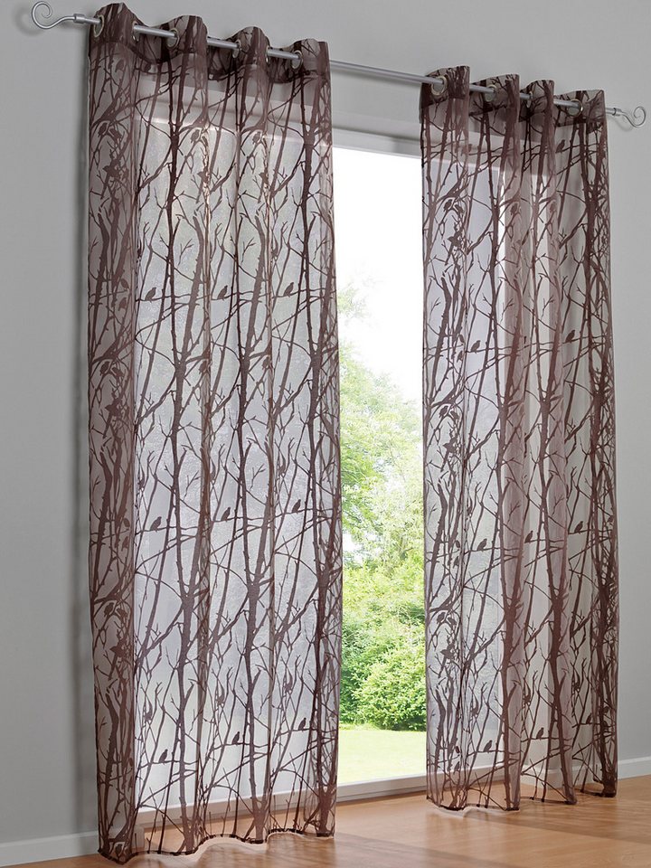 heine Gardine Dekostore (1 St), Multifunktionsband, transparent, Fensterdekoration von heine