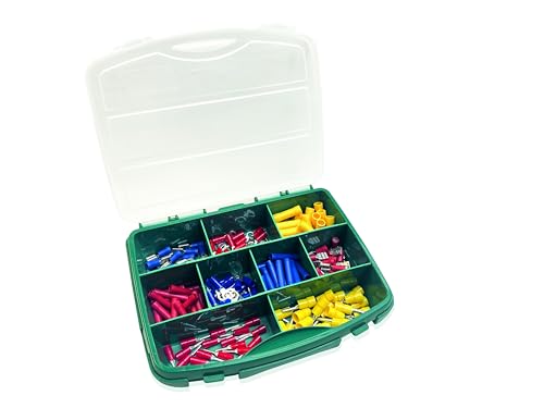 Weidmüller Sortiment Kabelschuh-Set MINI, 0,5-6,0 mm² (180 Kabelschuhe in Kunststoffkoffer) 485793 von Weidmüller