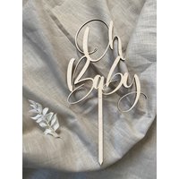 Cake-Topper //Oh Baby// | Babyparty Babyshower Tortendeko Lasercut Cake-Topper //Oh Baby// | Babyparty Babyshower Tortendeko Lasercut von hejgoldklacks