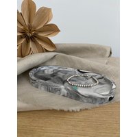 Dekotablett Oval I Marble Effekt Ovales Tablett Kerzenuntersetzer Handgemacht Kerzen Schmuck Raysin Schmuckablage von hejgoldklacks